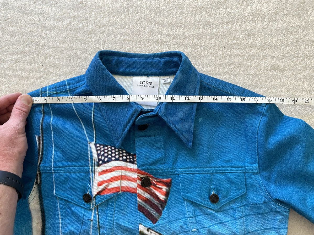 Calvin Klein 205W39NYC FW18 Calvin Klein 205w39nyc est 1975 USA Flag denim jacket Size US S / EU 44-46 / 1 - 7 Thumbnail