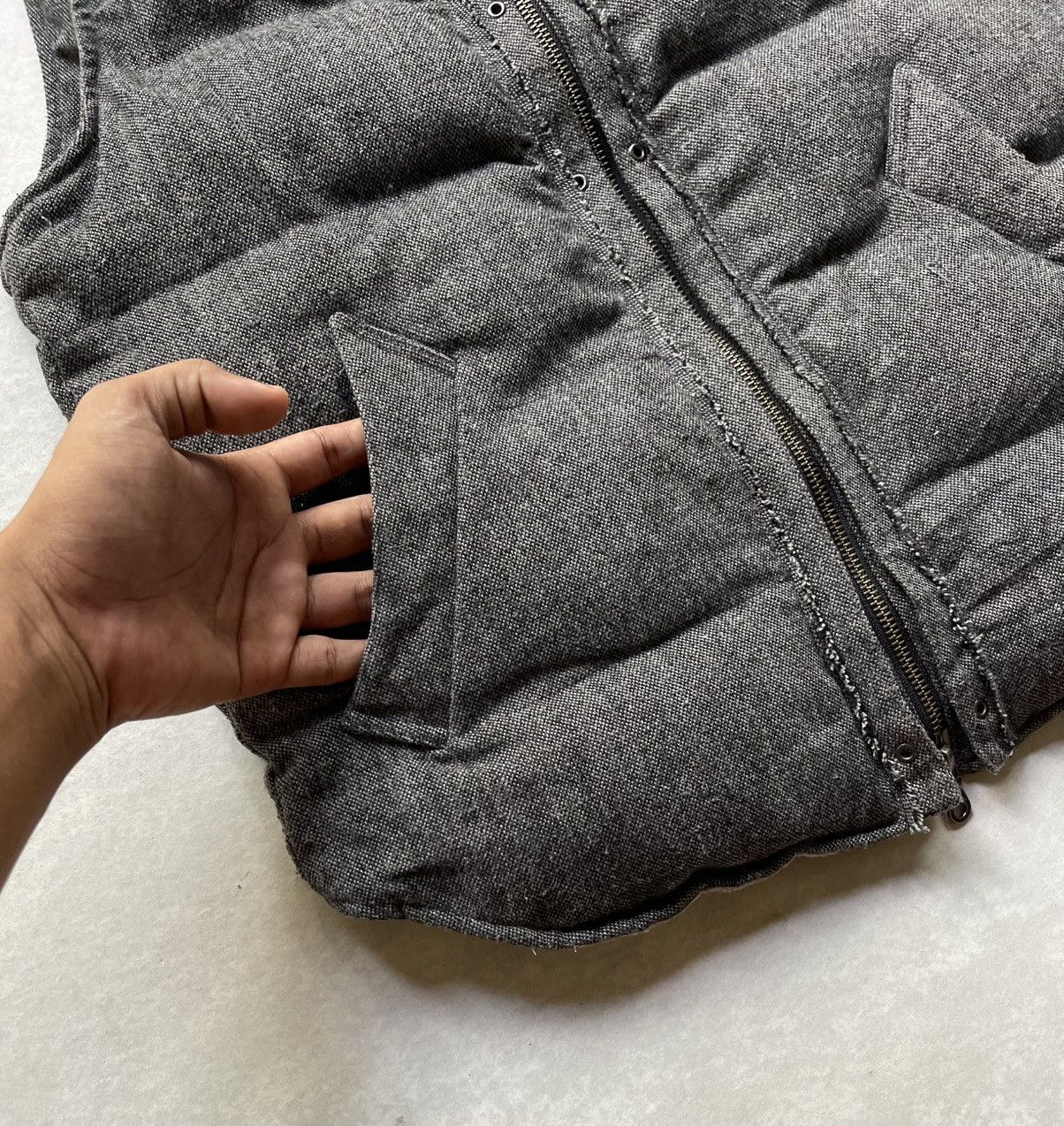 PPFM PPFM MEN'S EASTERN ROCK DOWN VEST JACKET Size US M / EU 48-50 / 2 - 3 Thumbnail