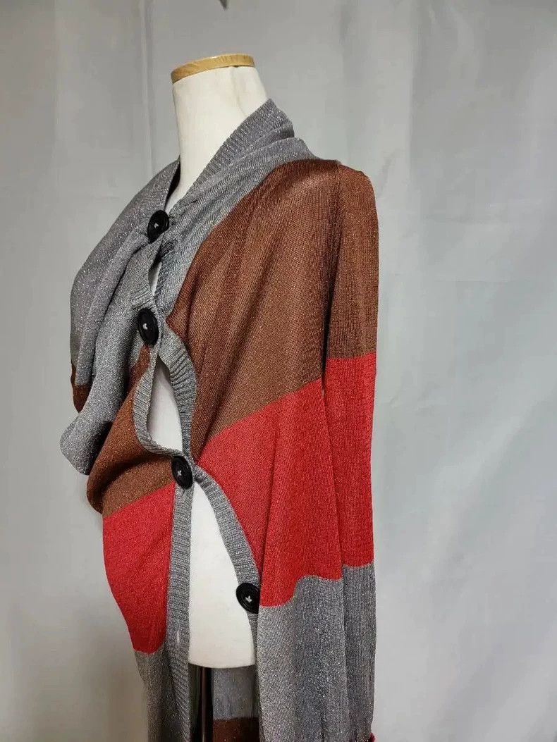 Vivienne Westwood Vivienne Westwood Colorful shimmering irregular sweater Size XS / US 0-2 / IT 36-38 - 2 Thumbnail
