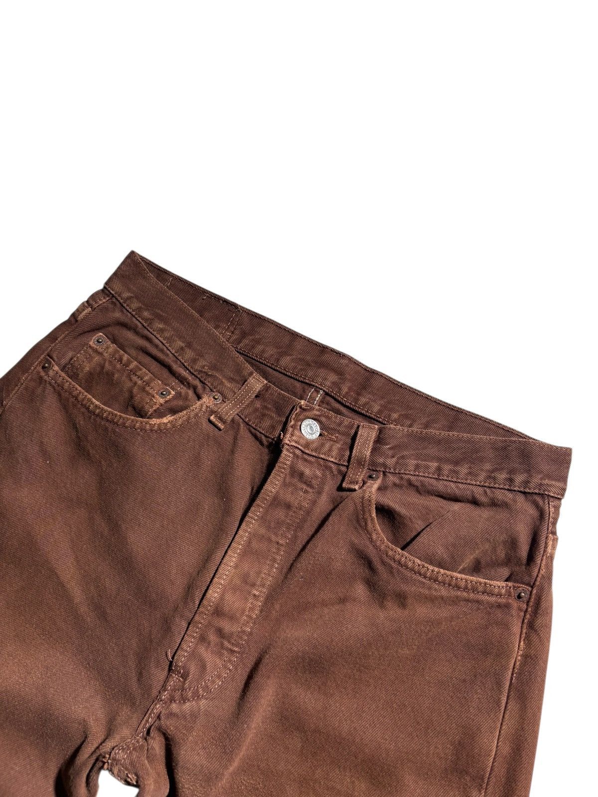Levi's Vintage Clothing VTG Levi’s 501 Brown Jeans Made in USA Retro Size 32/32 Size US 32 / EU 48 - 5 Thumbnail