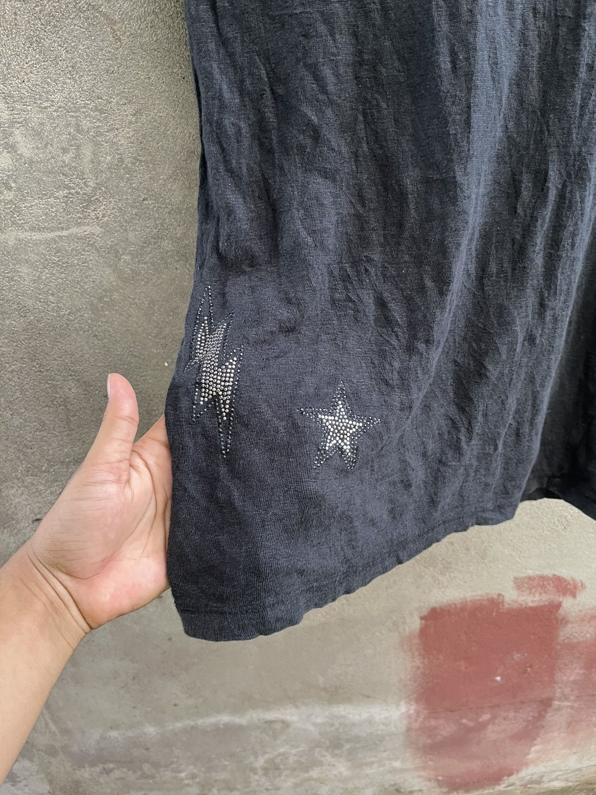 Vintage Rock Heart Stud Tee – Japan Archive Y2K Glam Punk Size US S / EU 44-46 / 1 - 7 Thumbnail