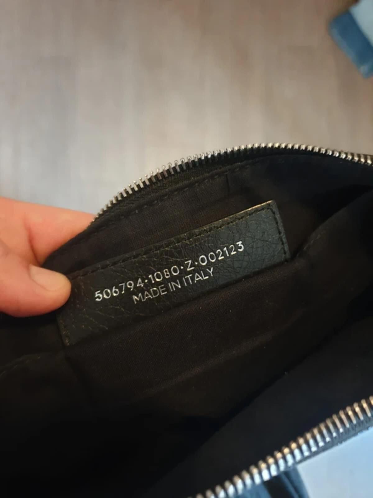 Balenciaga Balenciaga - SS18 Pouch Leather Black Size ONE SIZE - 4 Thumbnail