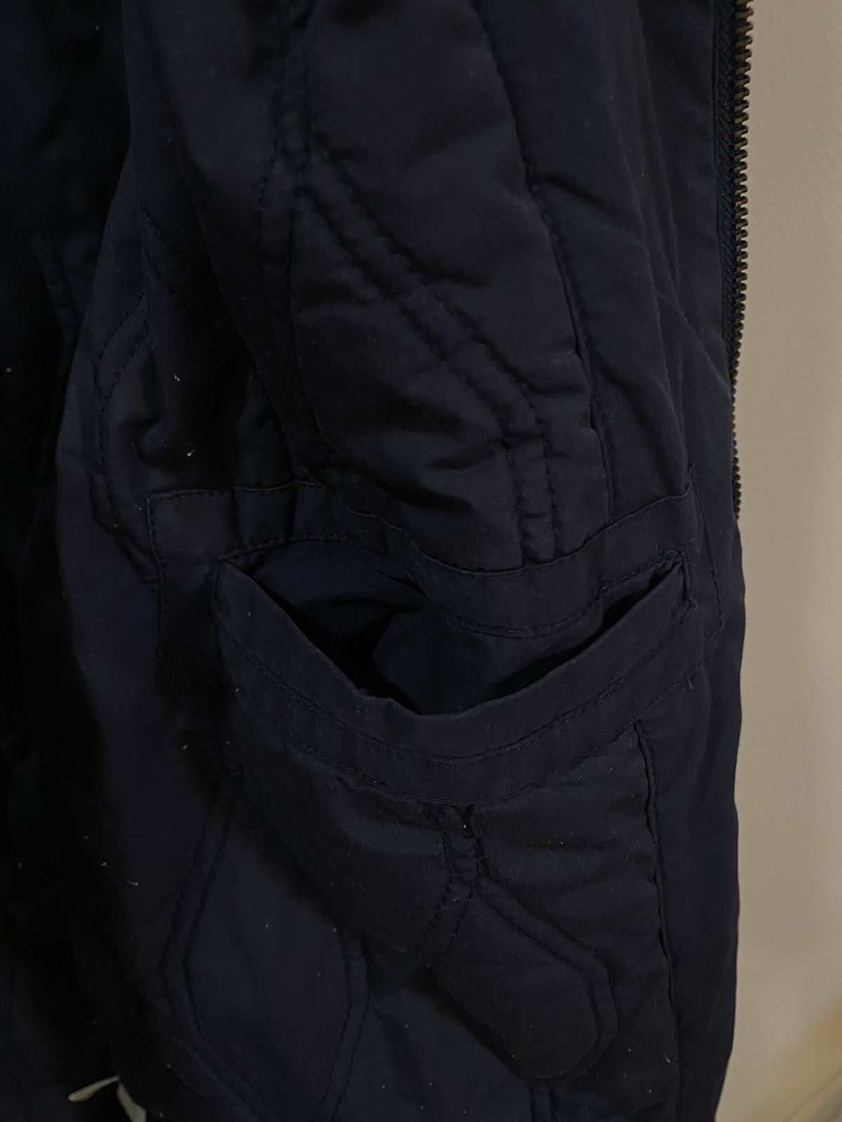 Yves Saint Laurent Warm YSL Jacket Navy YSL Bomber Size US XXL / EU 58 / 5 - 11 Thumbnail