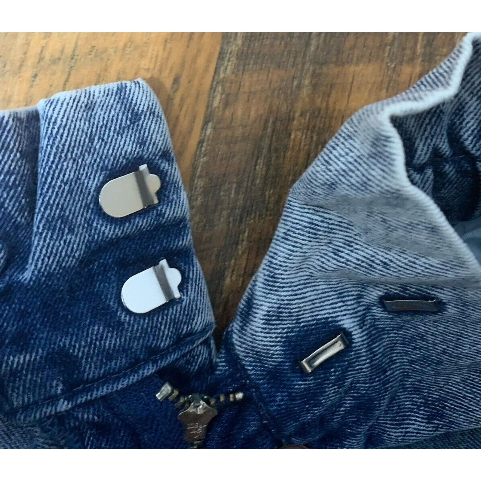 Other CULPOS X INC Paper Bag Waist Acid Wash Jeans Size 10 NWT Size 32" / US 10 / IT 46 - 13 Thumbnail