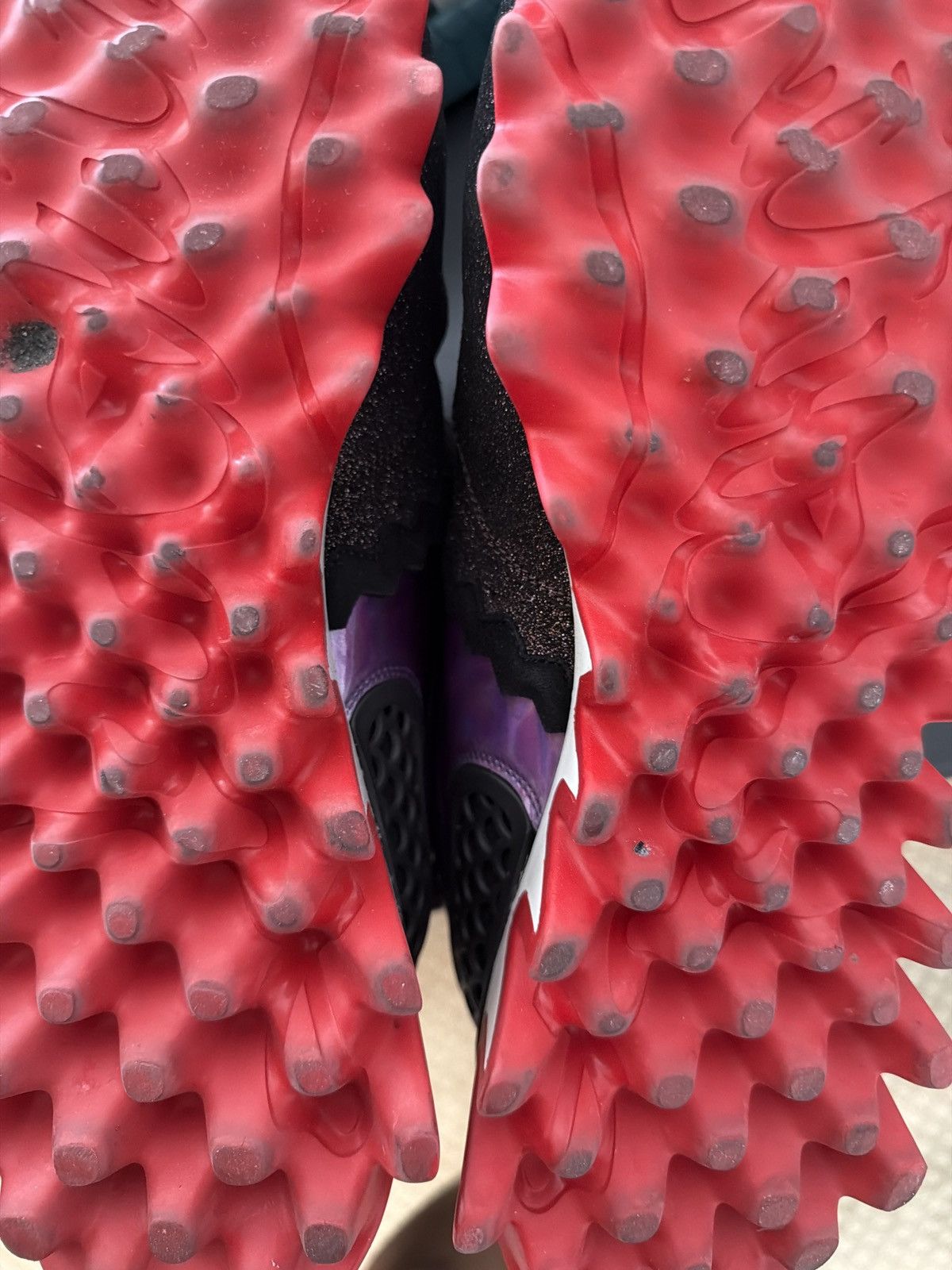 Christian Louboutin Christian Louboutin Purple and Black glitter Loubisharks Size US 11 / EU 44 - 8 Thumbnail