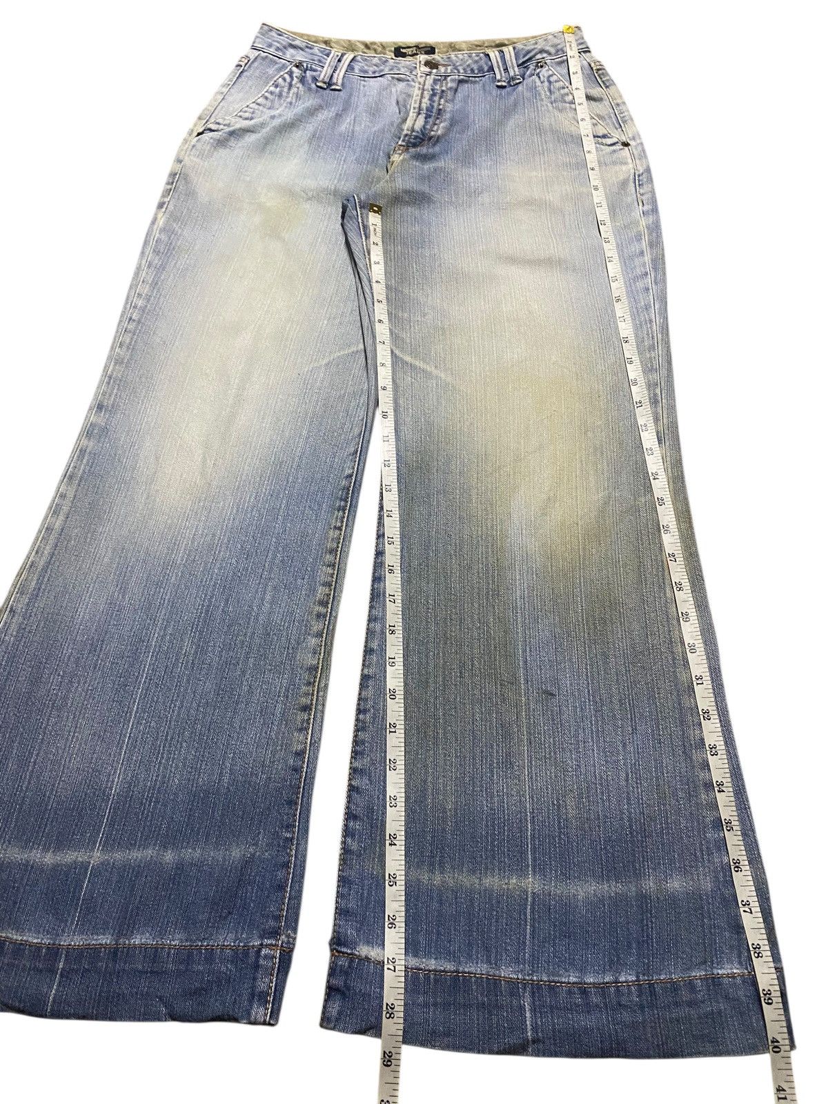 Michiko Koshino London Vintage Michiko London Faded Wash Super baggy Jeans Size US 30 / EU 46 - 15 Thumbnail