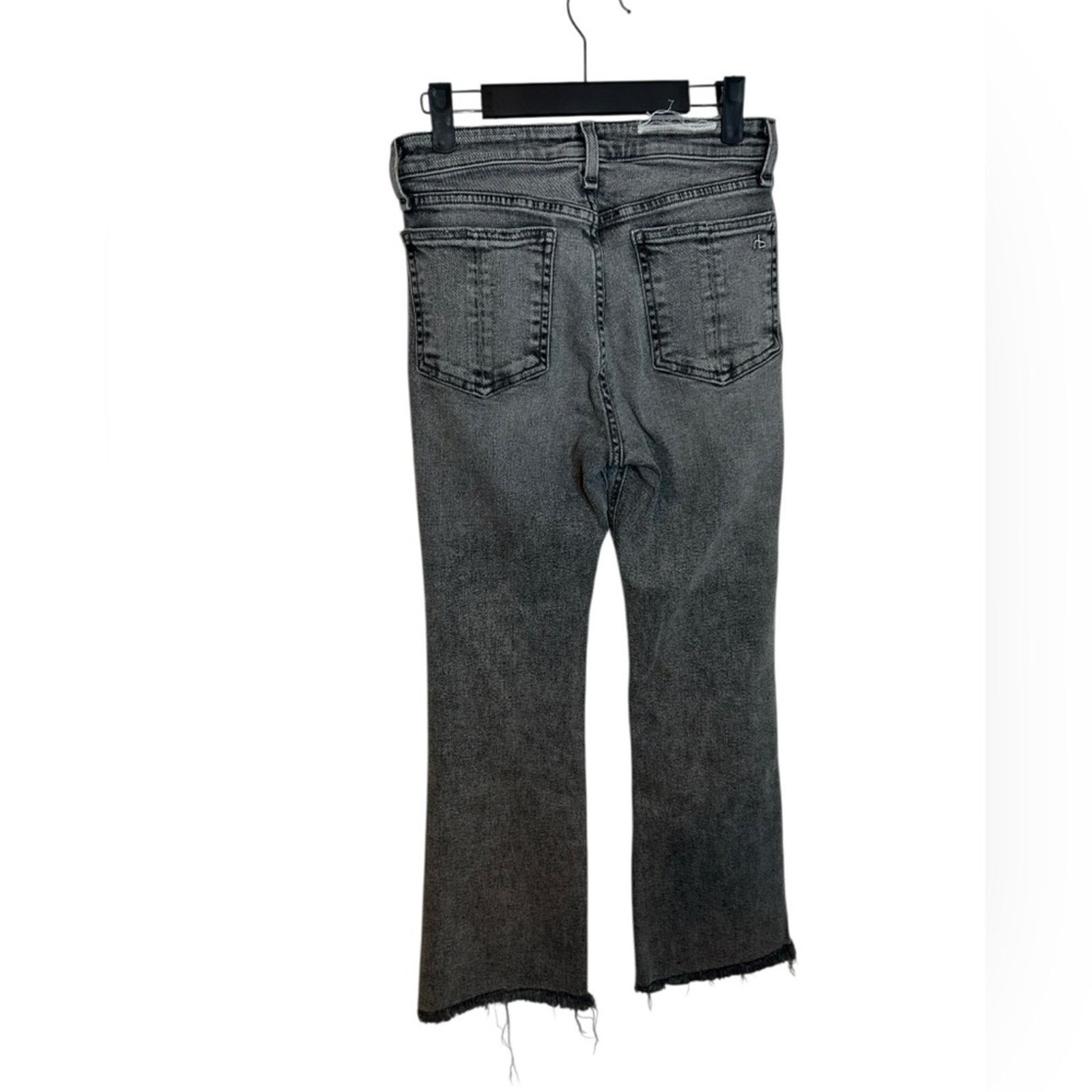 Rag & Bone Rag & Bone Nina High Rise Ankle Flare Jean in Broderick Wash Size 26" / US 2 / IT 38 - 2 Thumbnail