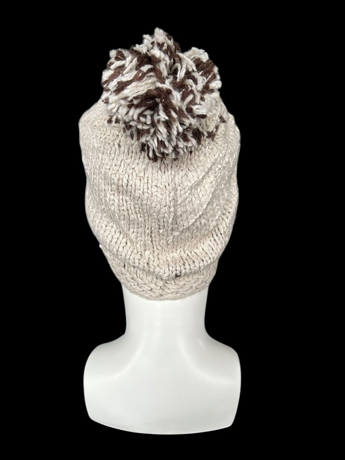 Japanese Brand × Kapital × Vintage Skull Crochet Knitted Handmade Beanie Hats Rare ☠️☠️ Size ONE SIZE - 4 Thumbnail