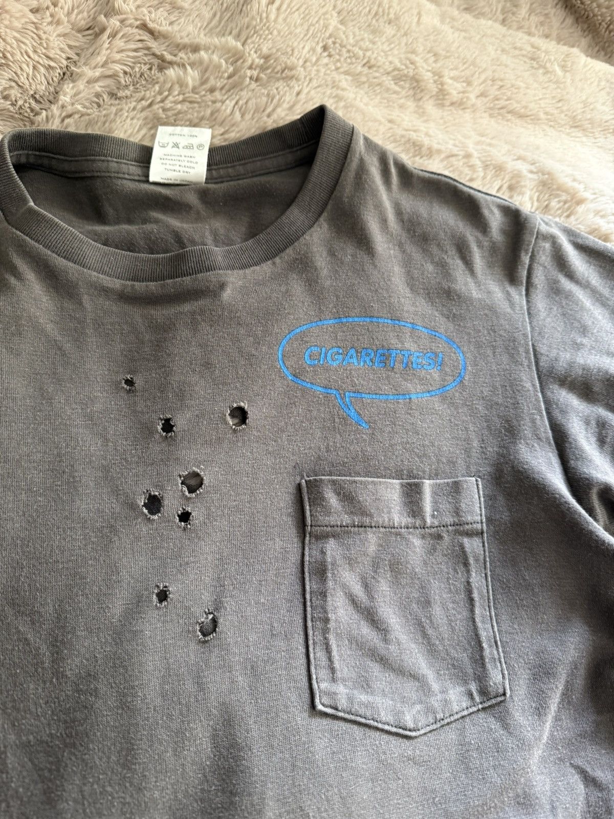 Number (N)ine NUMBER (N)INE “CIGARETTES!” TEE SS01. SOLD Size US M / EU 48-50 / 2 - 2 Thumbnail