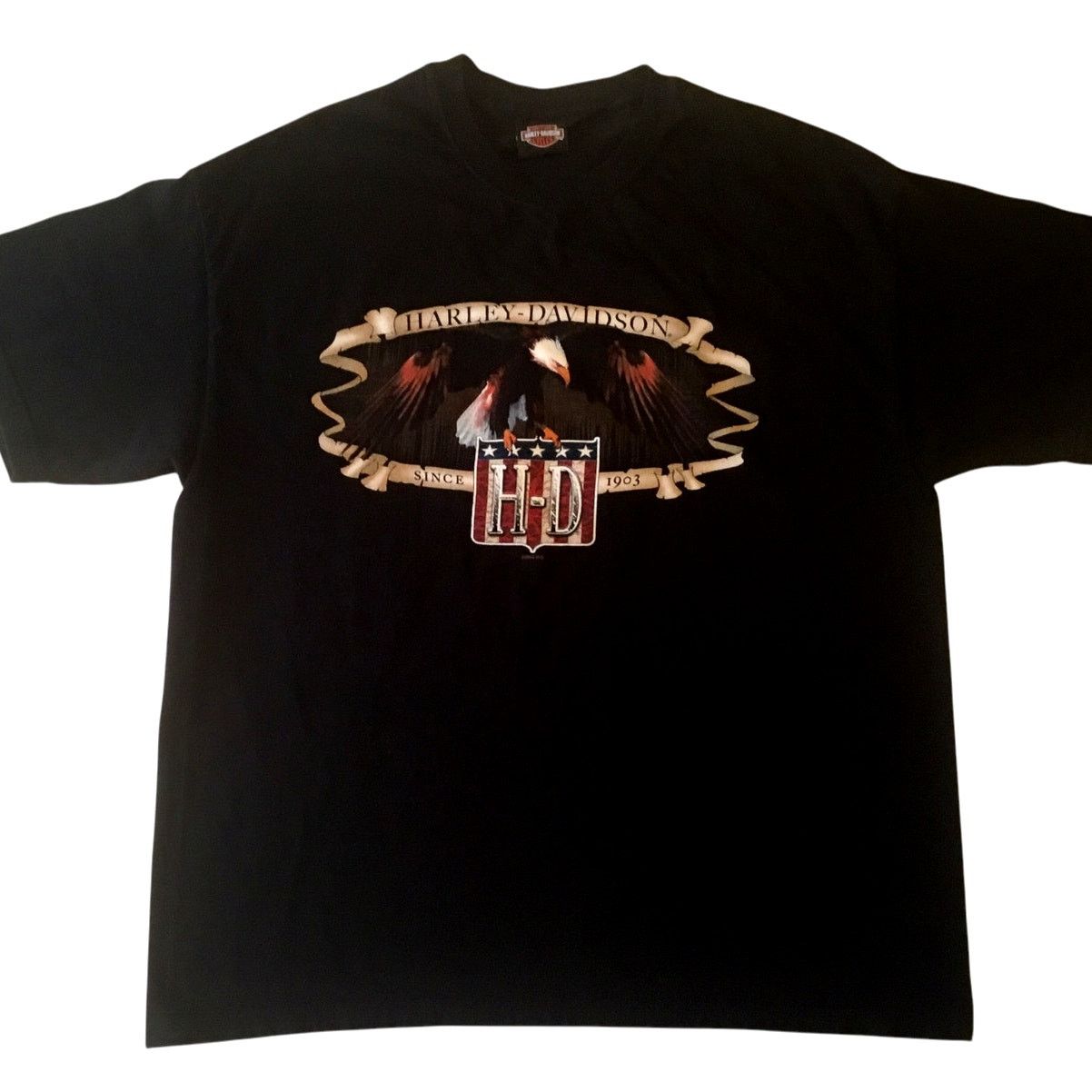 Harley Davidson Harley Davidson T-Shirt Vtg Blk Southeast Cleveland Ohio XL Size US XL / EU 56 / 4 - 5 Thumbnail