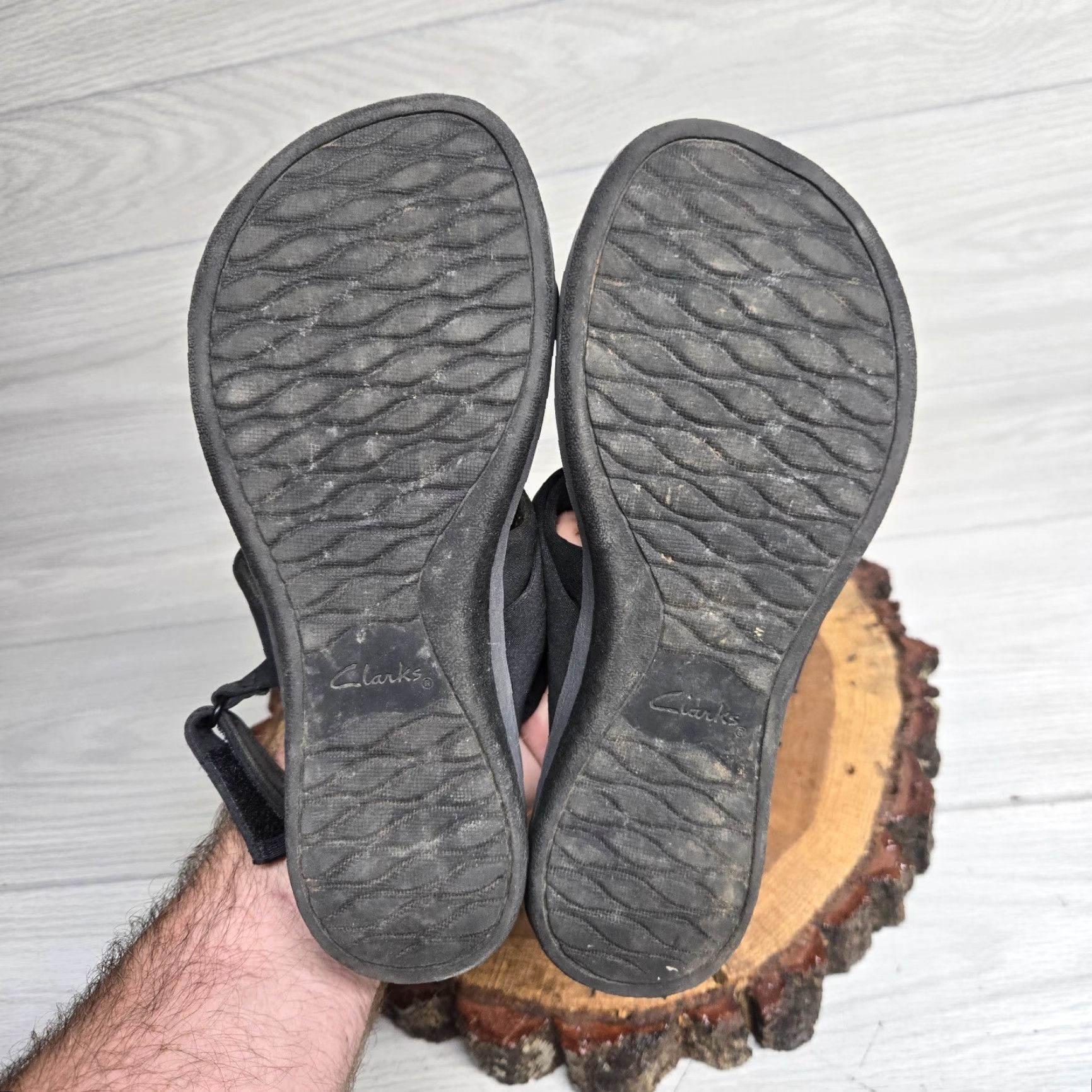 Clarks Cloudsteppers by Clarks Black Slingback Stretch Sandals Size 9 Womens Size US 9 / IT 39 - 6 Thumbnail