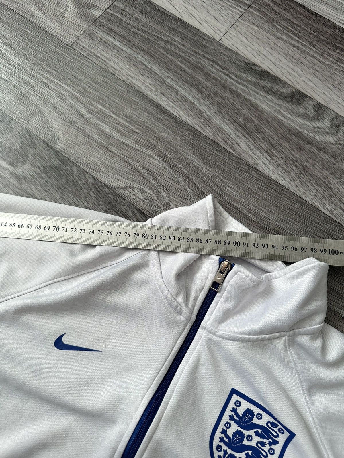 Nike Nike England Vintage White Track Top Jacket Hype y2k size XL Size US XL / EU 56 / 4 - 10 Thumbnail