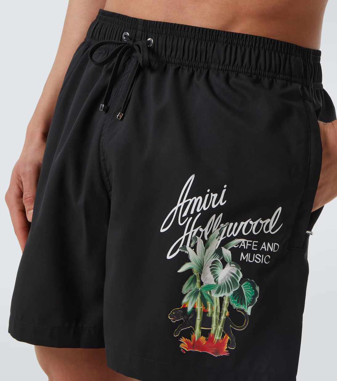 Amiri o1h1sh10525 Hollywood Swim Trunks in Black Size US 34 / EU 50 - 5 Thumbnail