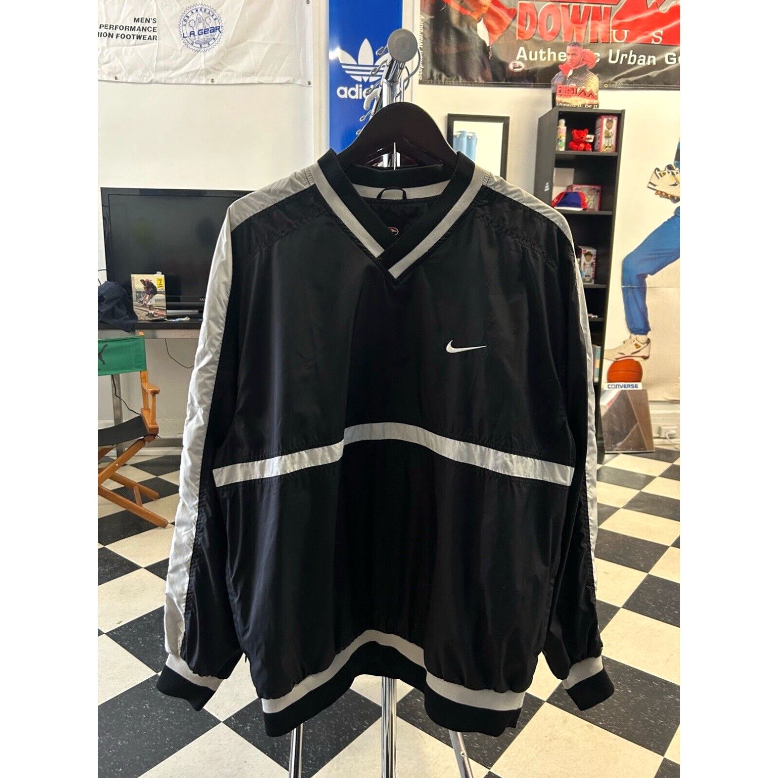 image of Vintage Nike Tiger Woods Pullover Windbreaker Jacket Mens Size Large 90's in White