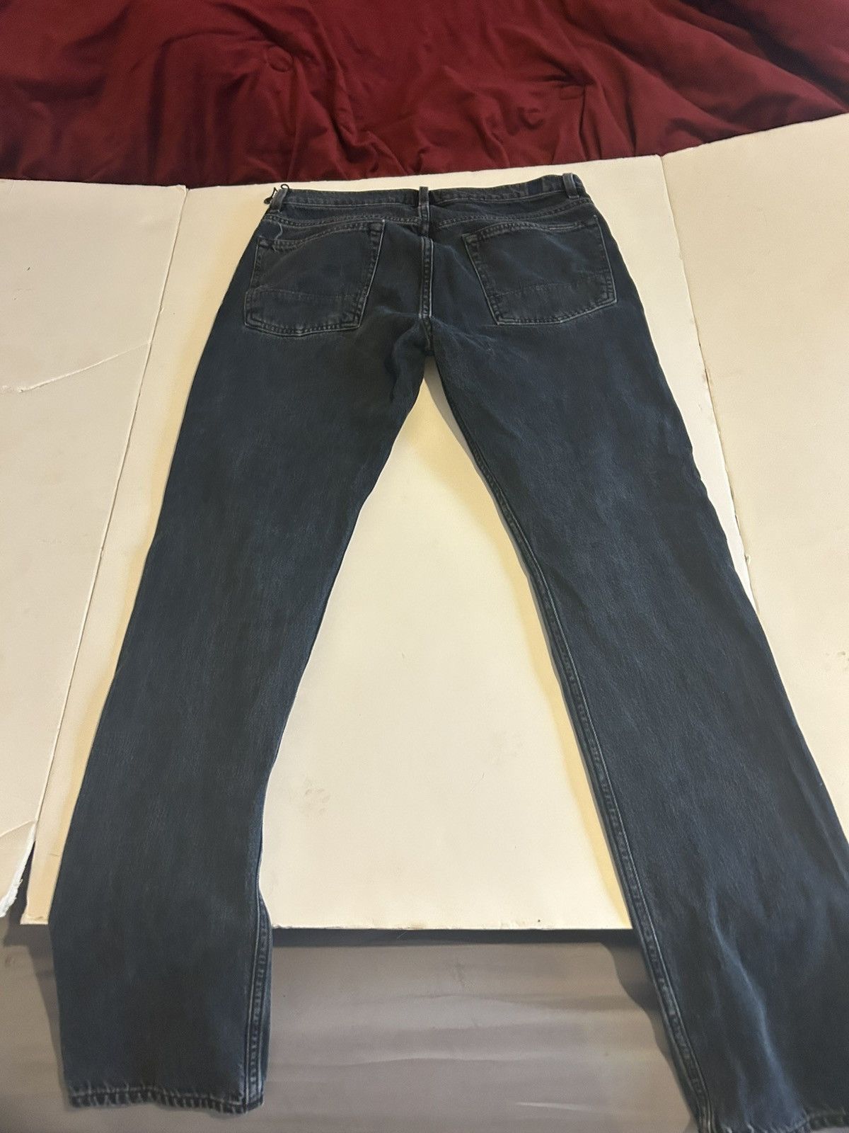 7 For All Mankind 7 FOR ALL MANKIND BLACK DENIM 30x30 Size US 30 / EU 46 - 2 Thumbnail