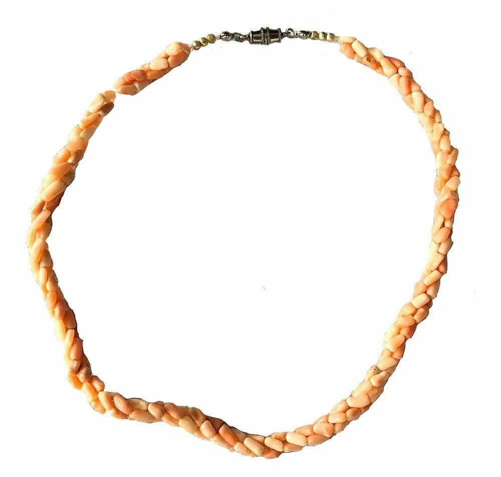 Designer New Pink Coral Necklace Size ONE SIZE - 1 Thumbnail