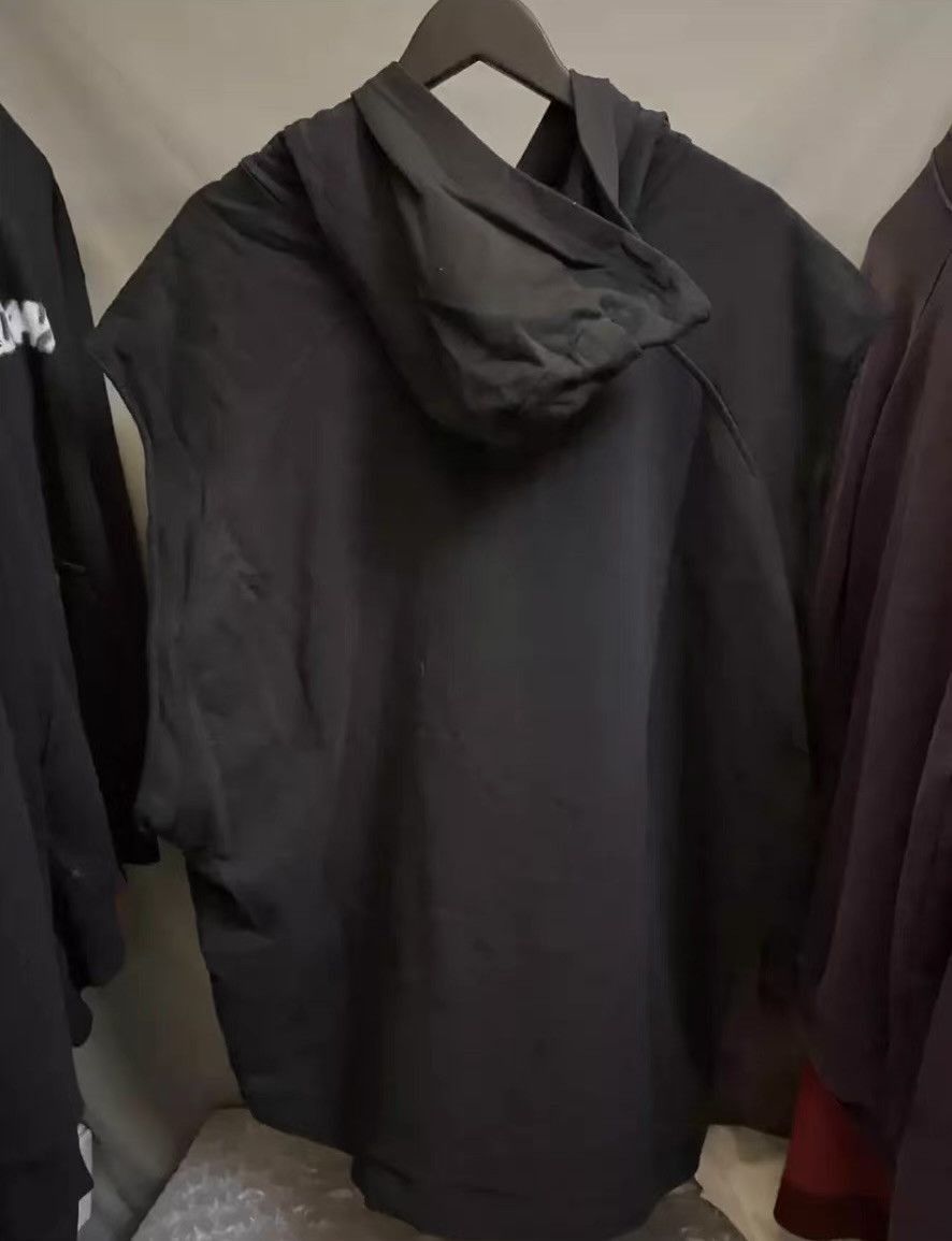 Raf Simons Black Graphic Hoodie with Text and Patch Design Size US S / EU 44-46 / 1 - 2 Thumbnail