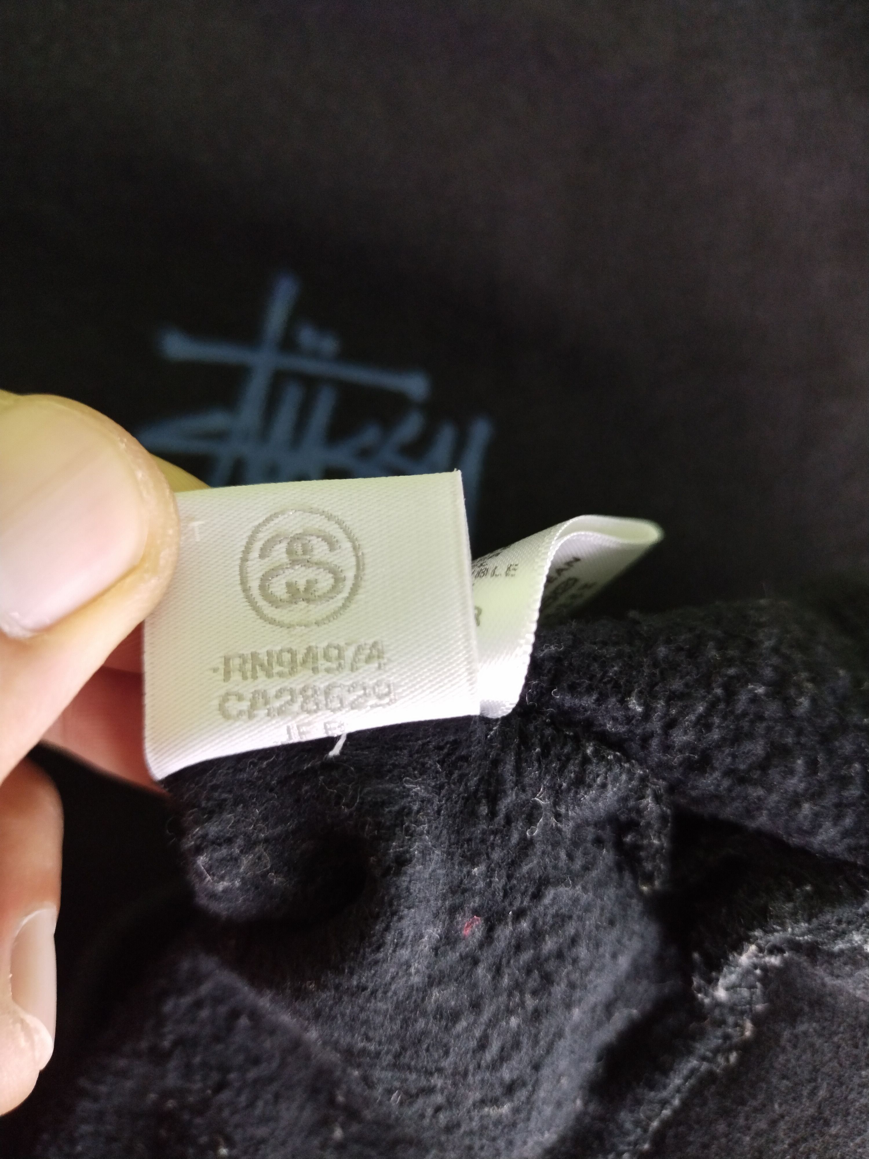 Stussy × Vintage Stussy Spellout Logo Sweatshirt Black Size US M / EU 48-50 / 2 - 10 Thumbnail
