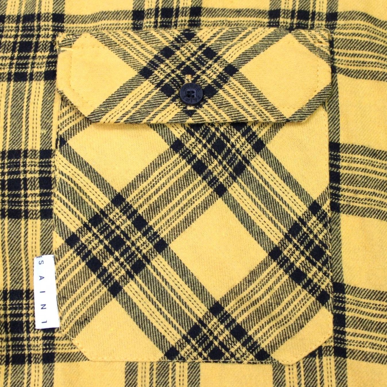 Vintage Saint Morta Flannel Shirt Mens XL Yellow/Black Plaid Shirt Long Sleeve Button-Up Casual Workwear 90s Retro Vintage Size US XL / EU 56 / 4 - 6 Thumbnail
