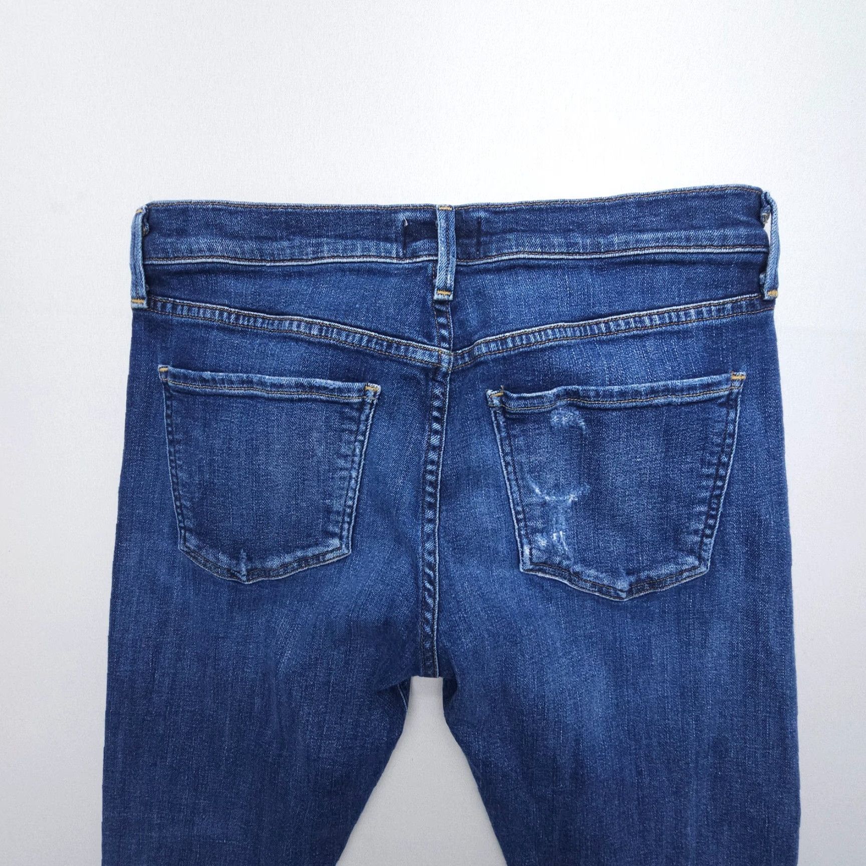 Agolde AGOLDE Jeans Women Size 26 Denim Slim Boyfriend 5-Pocket Dark Wash USA Made Size 26" / US 2 / IT 38 - 3 Thumbnail