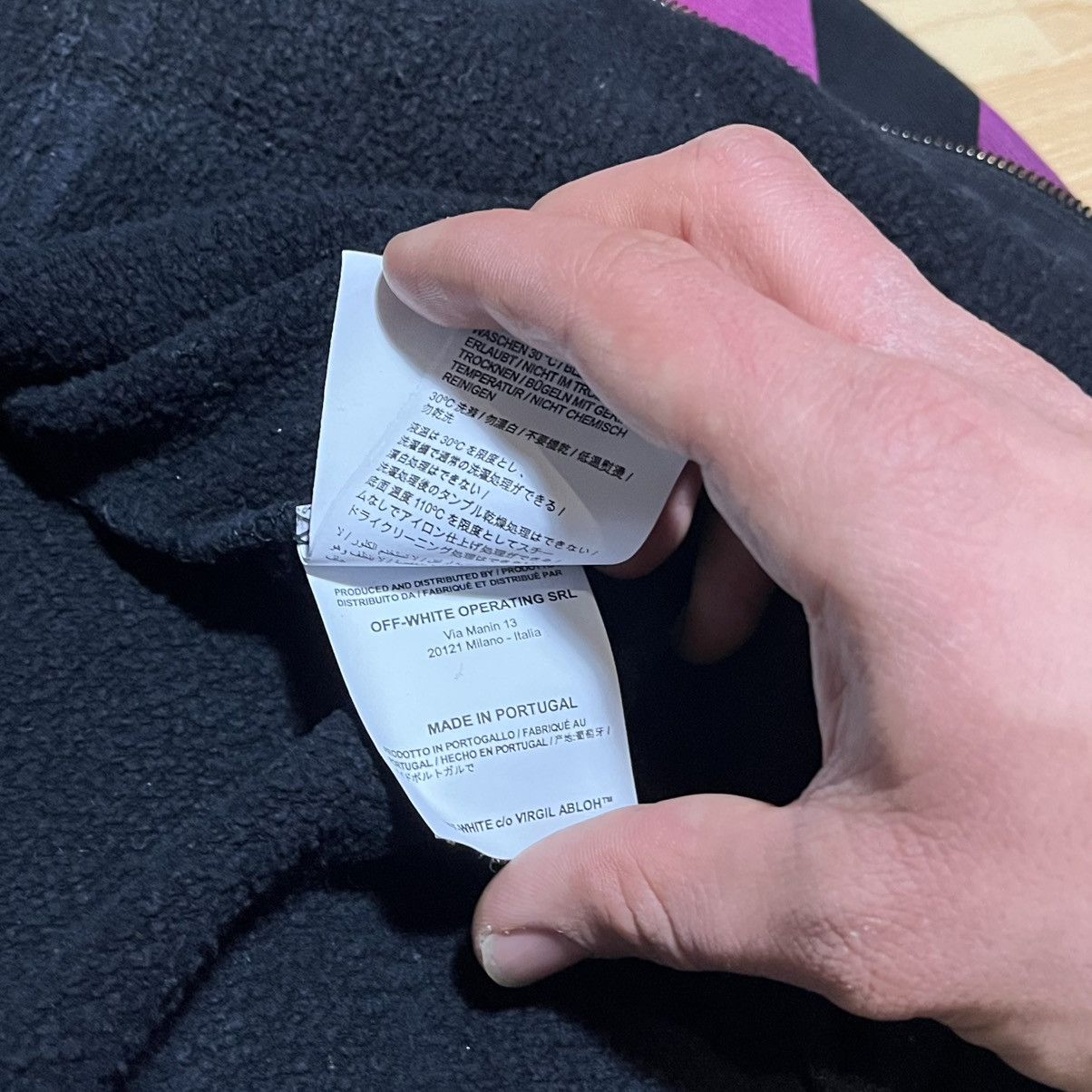 Off-White Off-White Diagonal Gradient Zip-Up Hoodie Virgilabloh Size US M / EU 48-50 / 2 - 19 Thumbnail