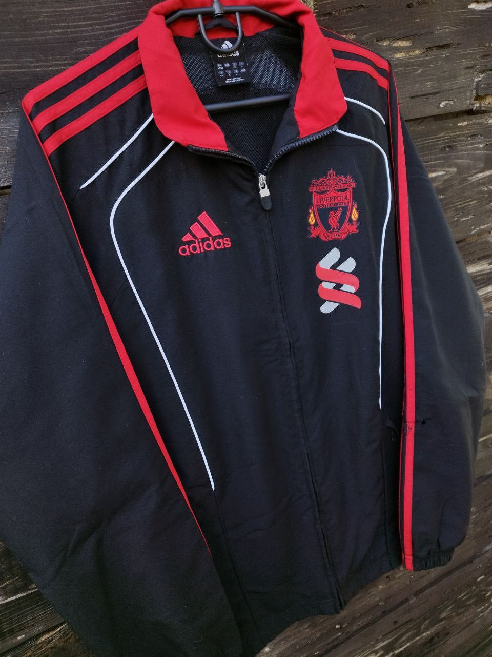 Adidas Vintage adidas Liverpool FC Track Jacket Windbreaker Size US S / EU 44-46 / 1 - 2 Thumbnail