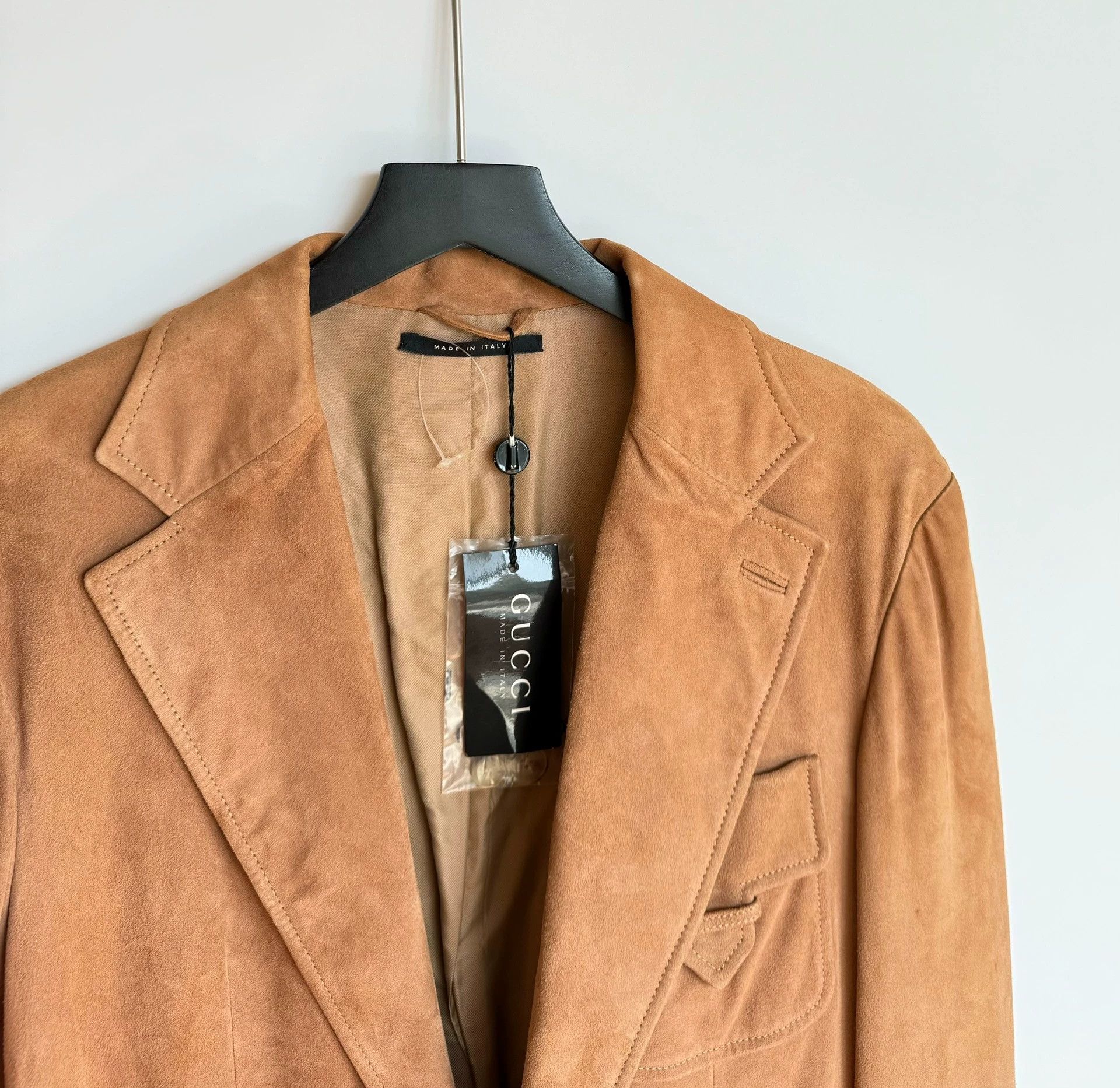 Gucci Gucci Suede Blazer Jacket - Size 48 Size US M / EU 48-50 / 2 - 4 Thumbnail