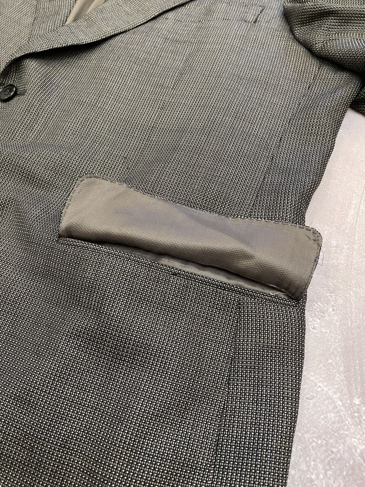 Canali Vintage Canali Formal Blazer Wool Retro Mafia Italy Size 54R - 8 Thumbnail
