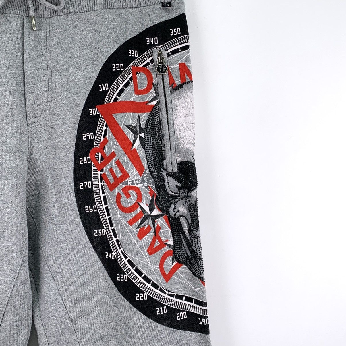 Philipp Plein Philipp Plein Grey Skull Printed Casual Sweatpants K26WX Size US 36 / EU 52 - 4 Thumbnail