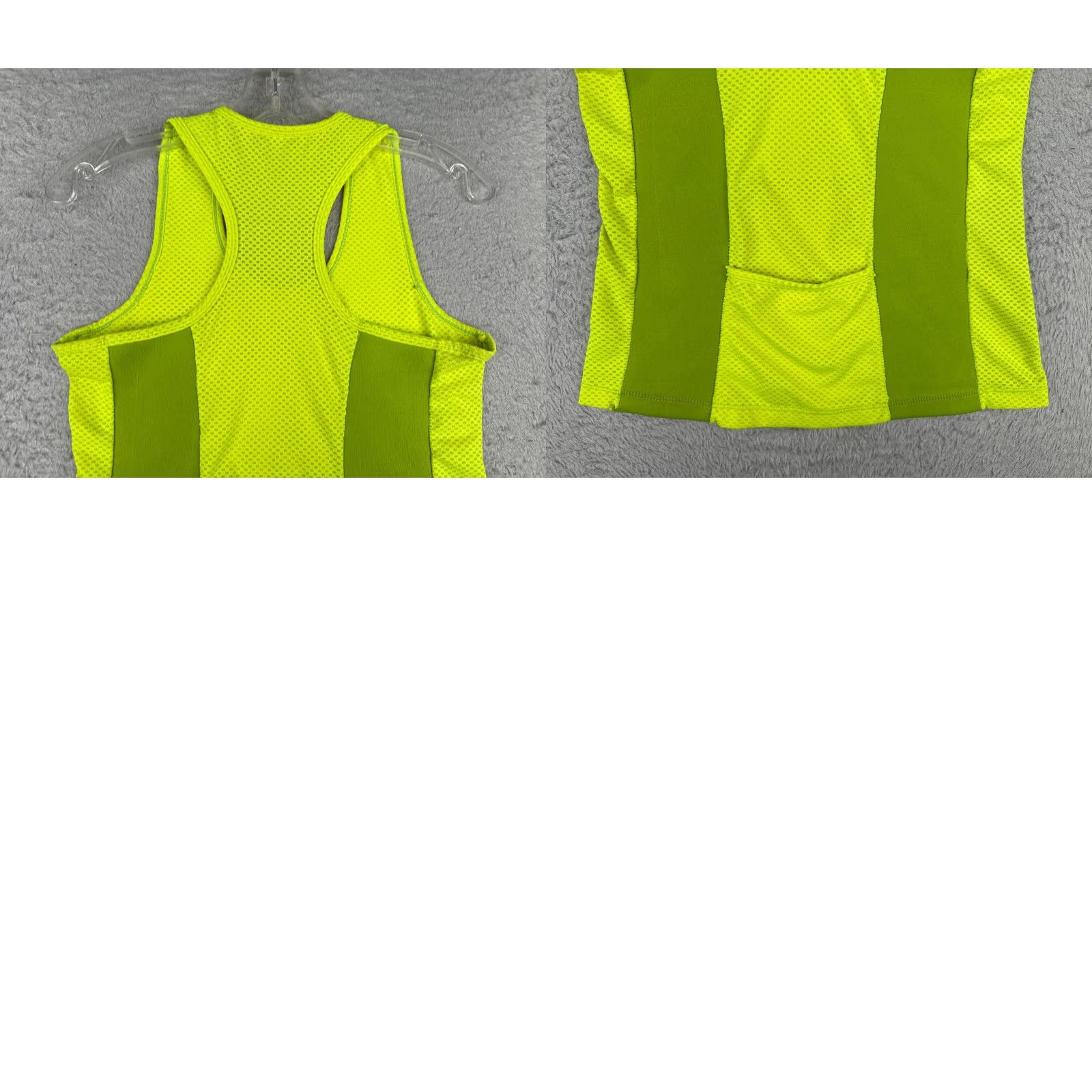 Area Hot Shapers Tank Womens L Green Tank Sleeveless Run Gym Rear Pocket Shirt Women Athletic Sleeveless Athletic Tank Green 36 in Womens Size ONE SIZE - 9 Thumbnail