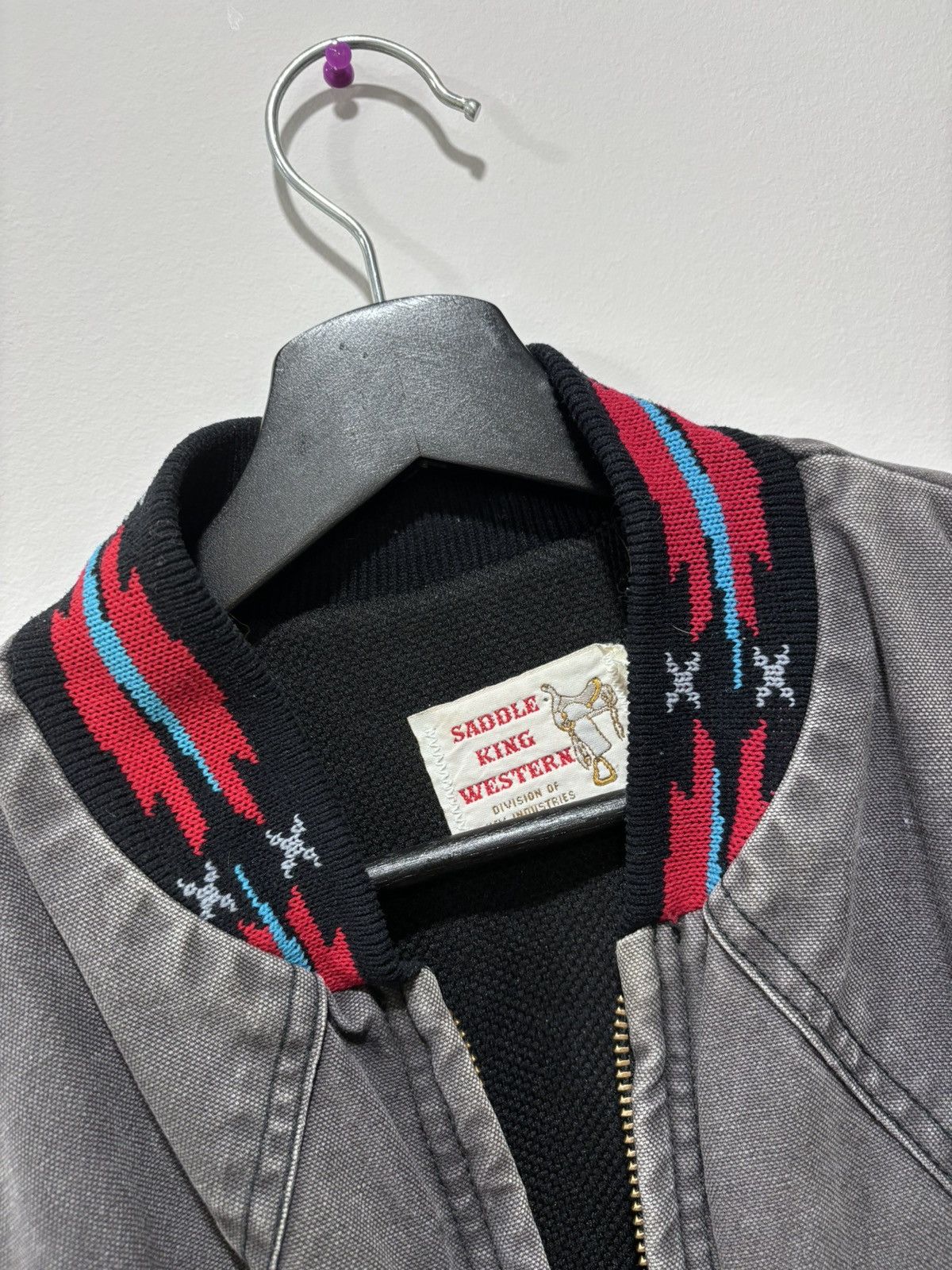 Japanese Brand × Vintage Saddle King Workwear Jacket Size US L / EU 52-54 / 3 - 3 Thumbnail