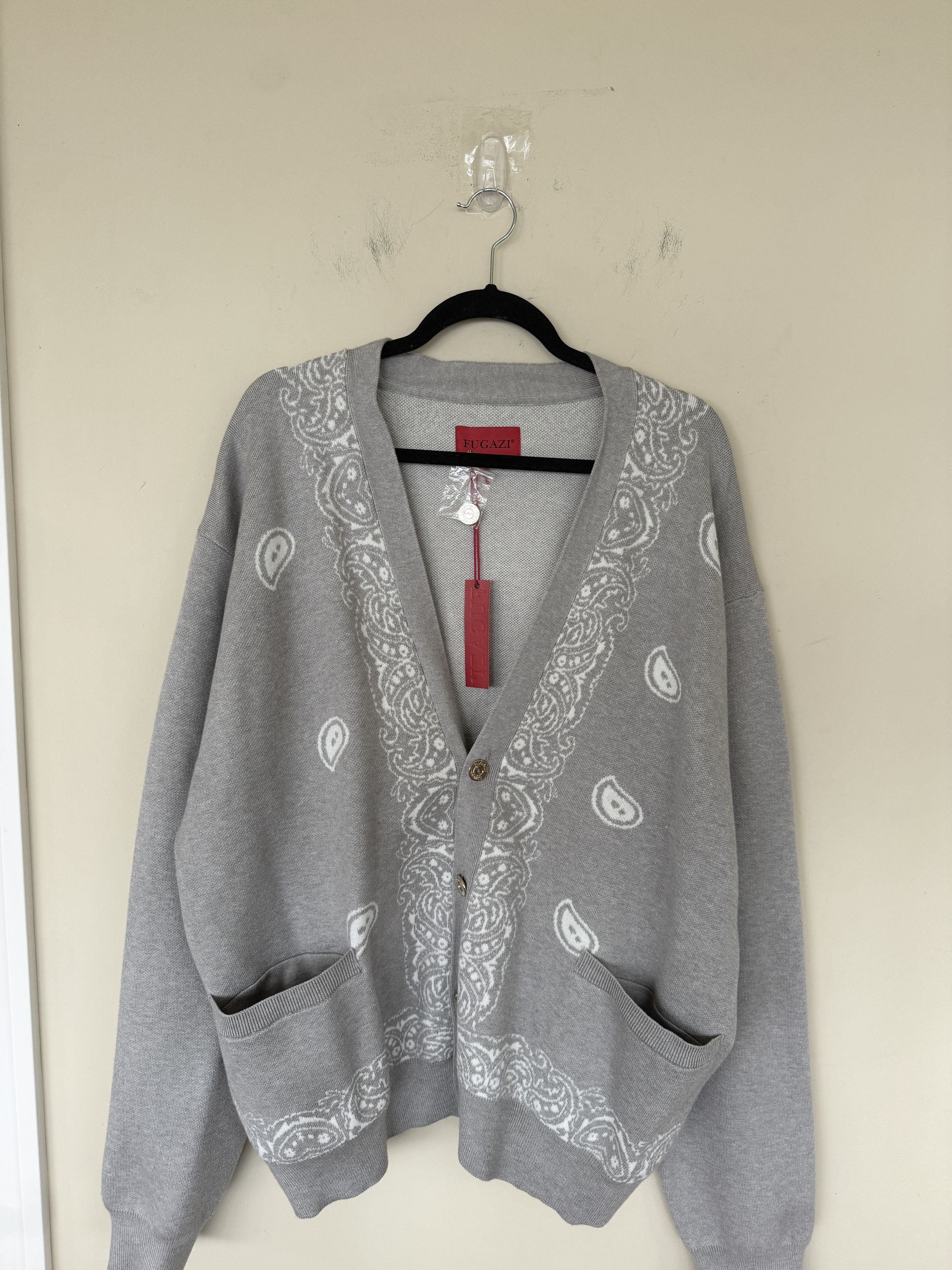 Fugazi Fugazi Bandana Cardigan NWT Size US XL / EU 56 / 4 - 3 Thumbnail