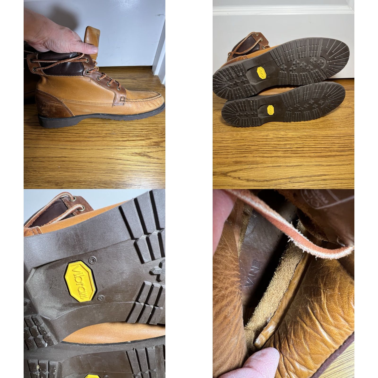 Sebago Sebago X Vane Scout Leather Boots Rust Cedar Mens Size 11 M Vibram Soles Chukka Ankle Leather Multicolor Casual Travel City Going Out Deer Mens Size US 11 / EU 44 - 8 Thumbnail