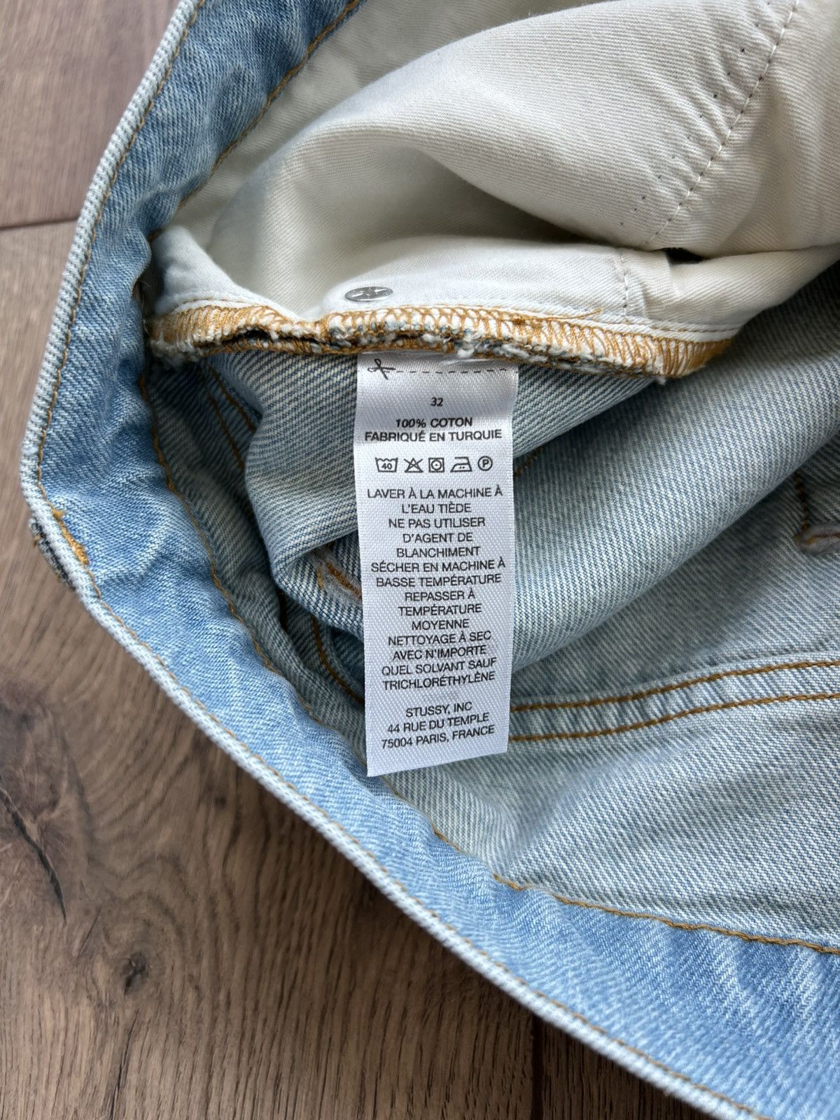 Stussy Stussy New Classic Denim Jean Light Blue 32 Size US 32 / EU 48 - 7 Thumbnail