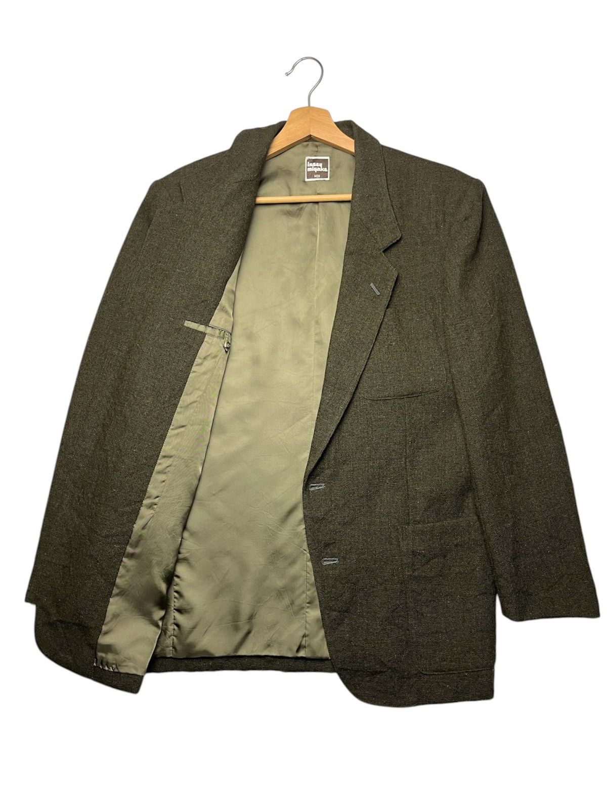 Issey Miyake Vintage AW73 Issey Miyake Men Wool Jacket Size US M / EU 48-50 / 2 - 3 Thumbnail
