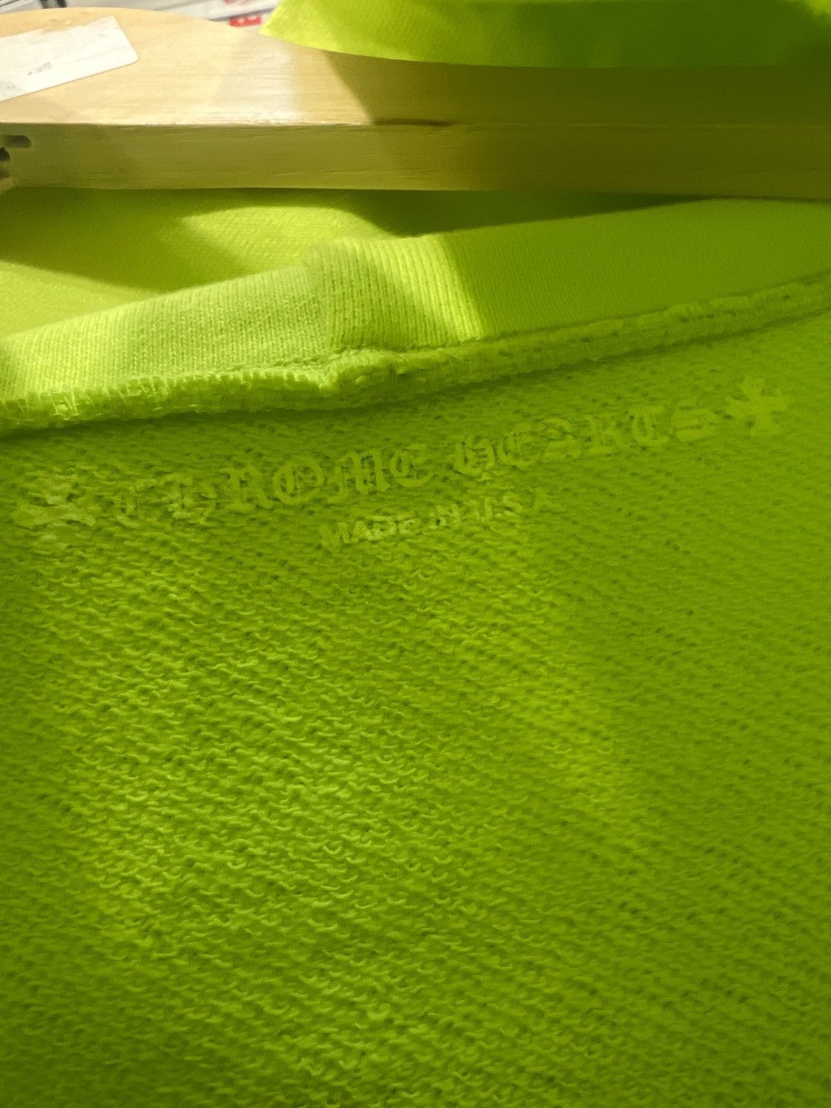 Chrome Hearts New Chrome Hearts Matty Boy Link Hoodie Lime Green Size US M / EU 48-50 / 2 - 2 Thumbnail