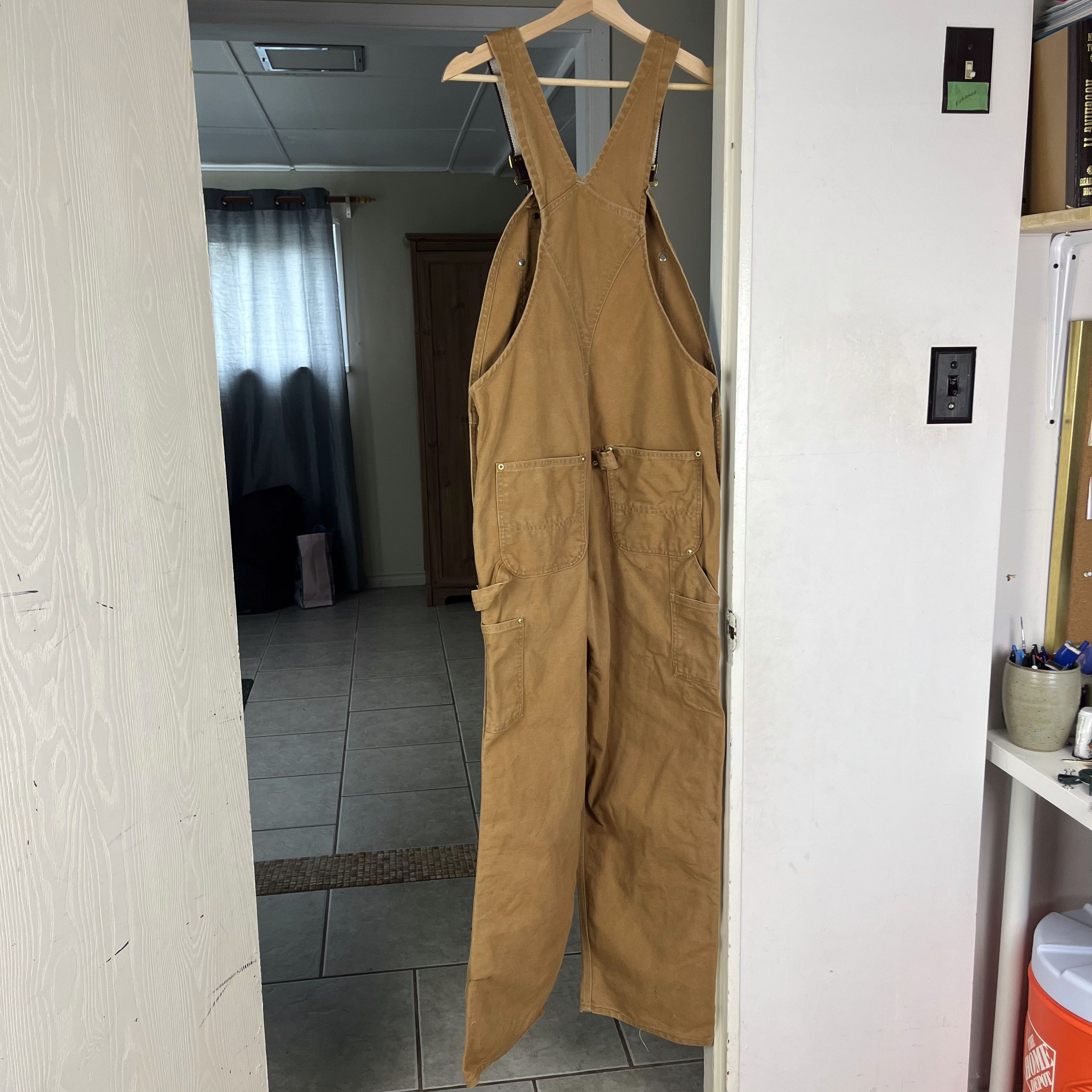 Carhartt Carhartt Overalls 36x30 Duck Canvas Brown Double Knee Size US 36 / EU 52 - 4 Thumbnail