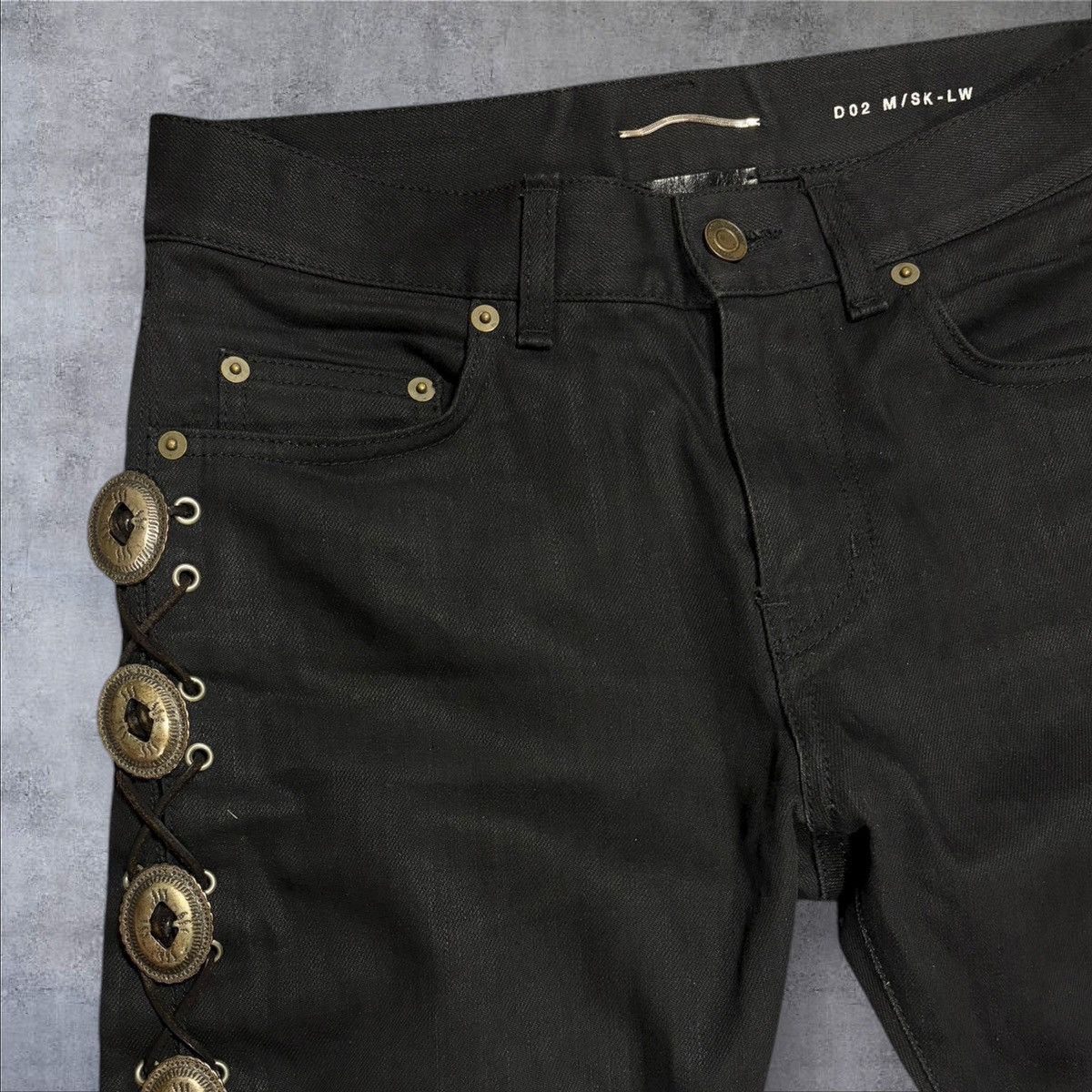 Saint Laurent Paris Saint Laurent Paris by Hedi Slimane SS15 Concho D02 Denim Size US 28 / EU 44 - 2 Thumbnail