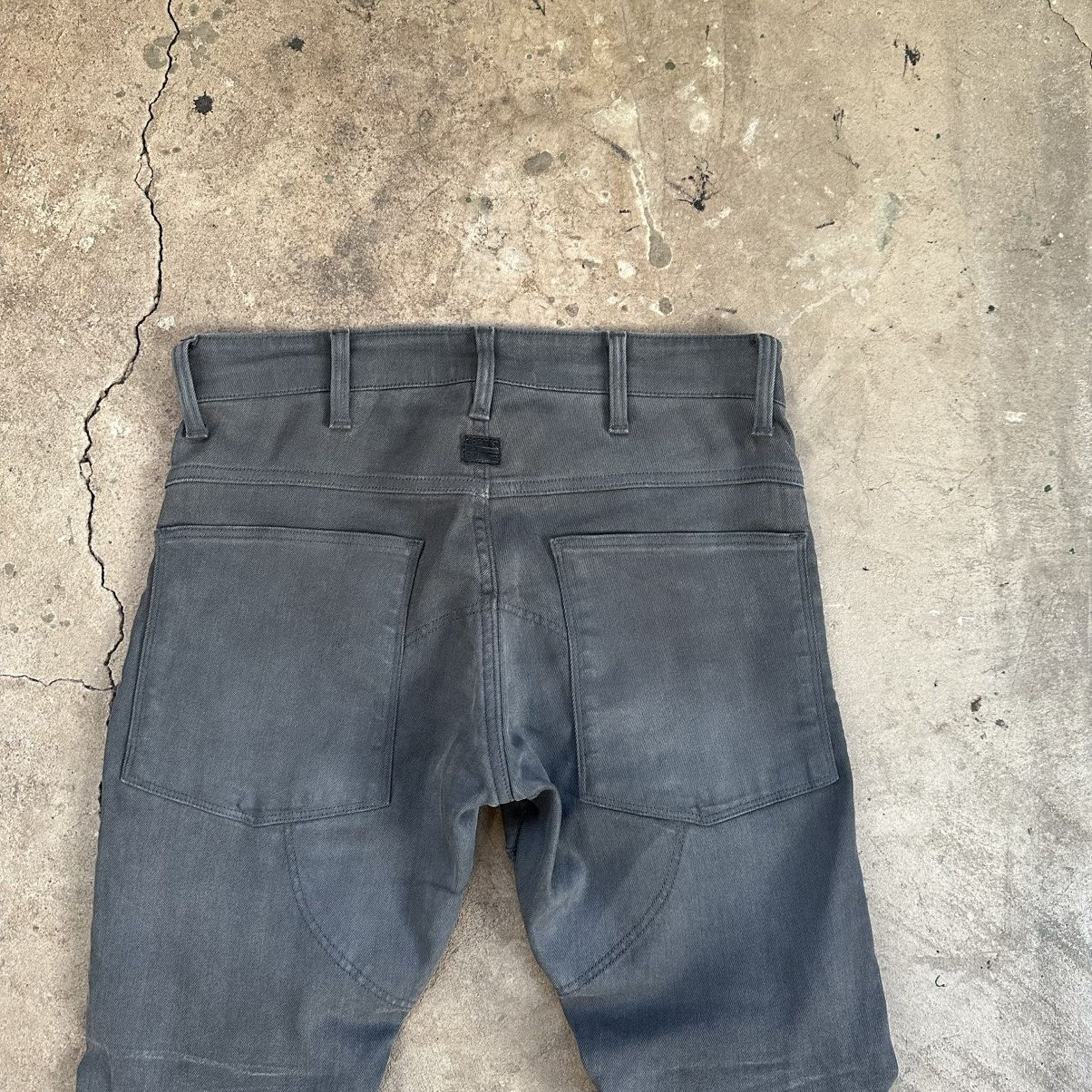 G-Star G Star 5620 3D Zip Knee waxed biker pants Size US 30 / EU 46 - 8 Thumbnail