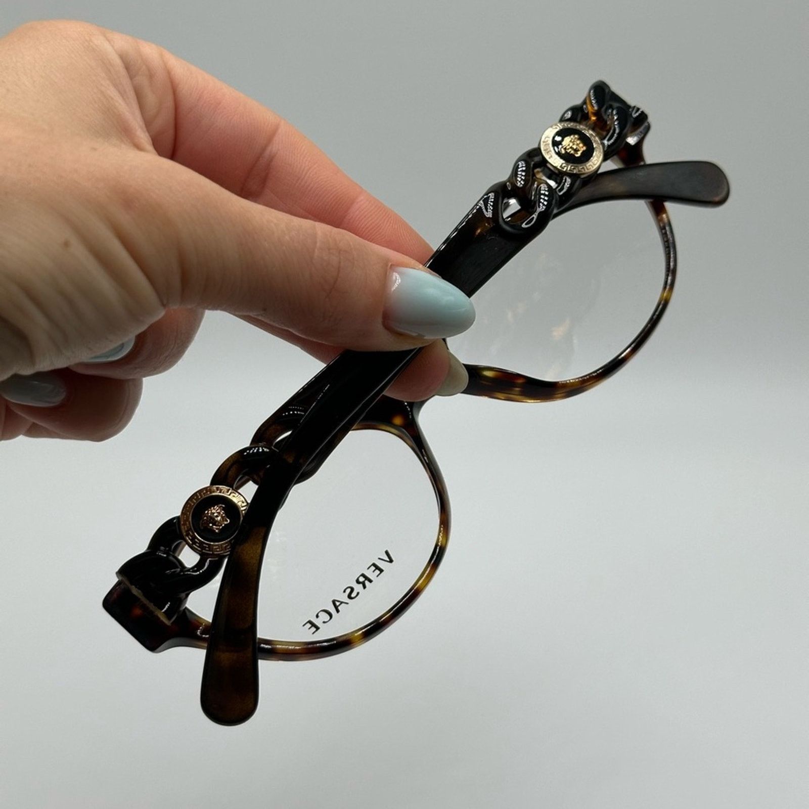 Versace BRAND NEW VERSACE VE3305 108 Havana Women Eyeglasses Size ONE SIZE - 8 Thumbnail