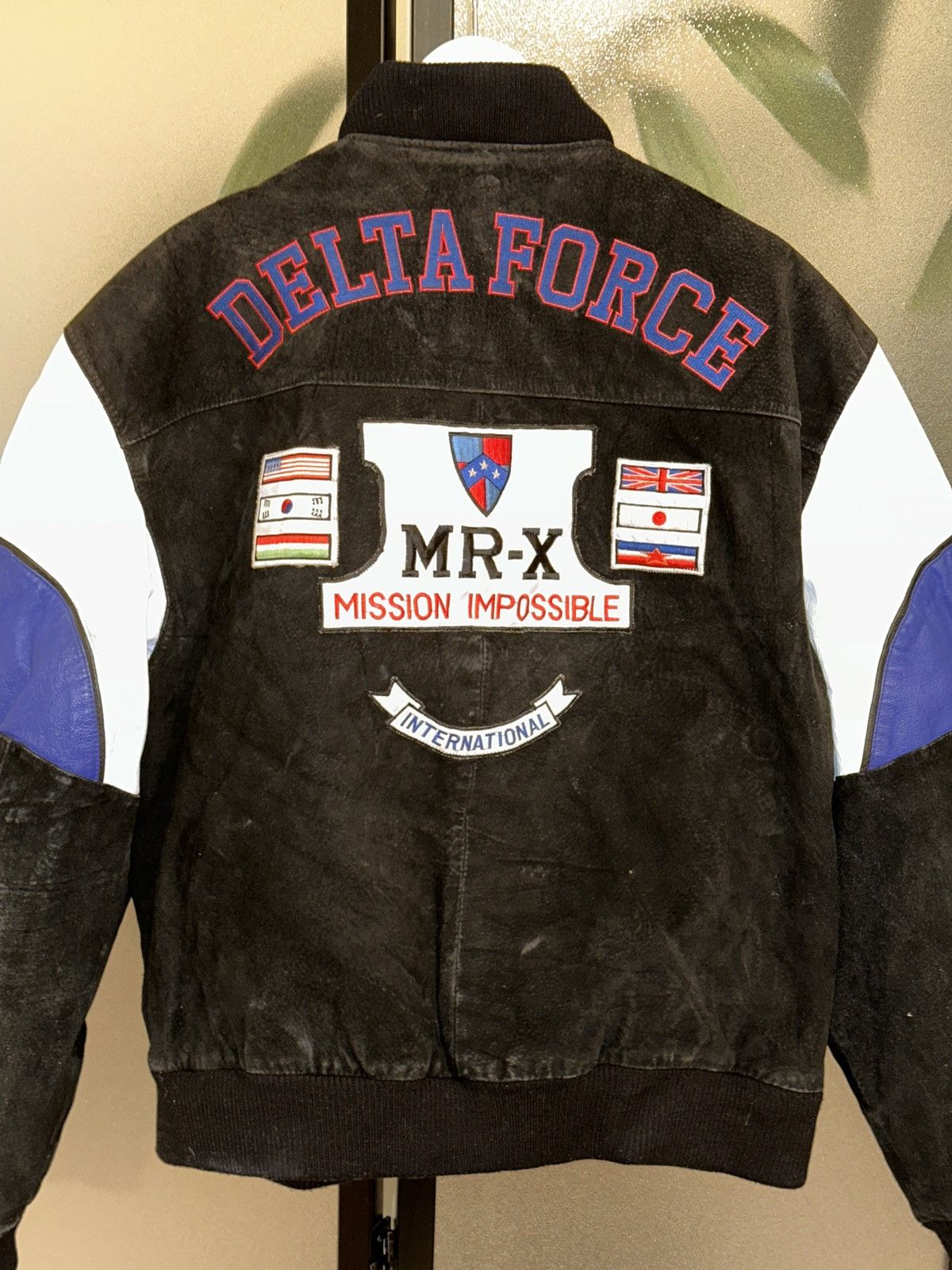 Other VTG Alamos Delta Force Leather Varsity Jacket Men’s XL Mili Size US XL / EU 56 / 4 - 1 Thumbnail