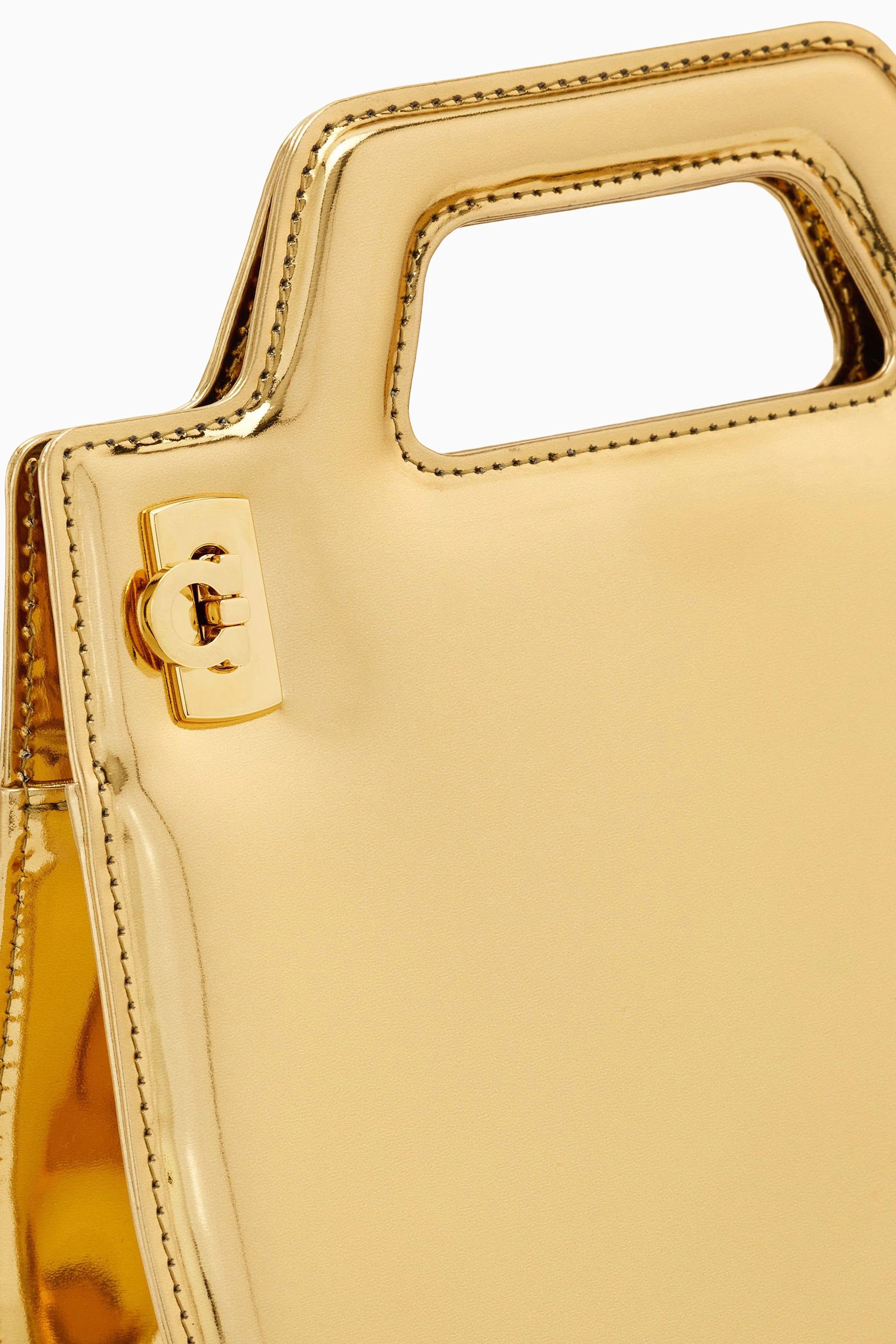 Salvatore Ferragamo o1s1rm0924 Size: OS / Wanda Mini Bag in Golden Size ONE SIZE - 7 Thumbnail