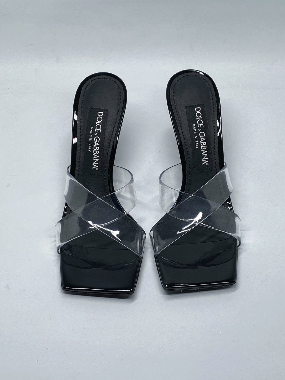 Dolce & Gabbana Dolce&Gabbana DG Heel PVC Mules side 36.5 Size US 6.5 / IT 36.5 - 3 Thumbnail