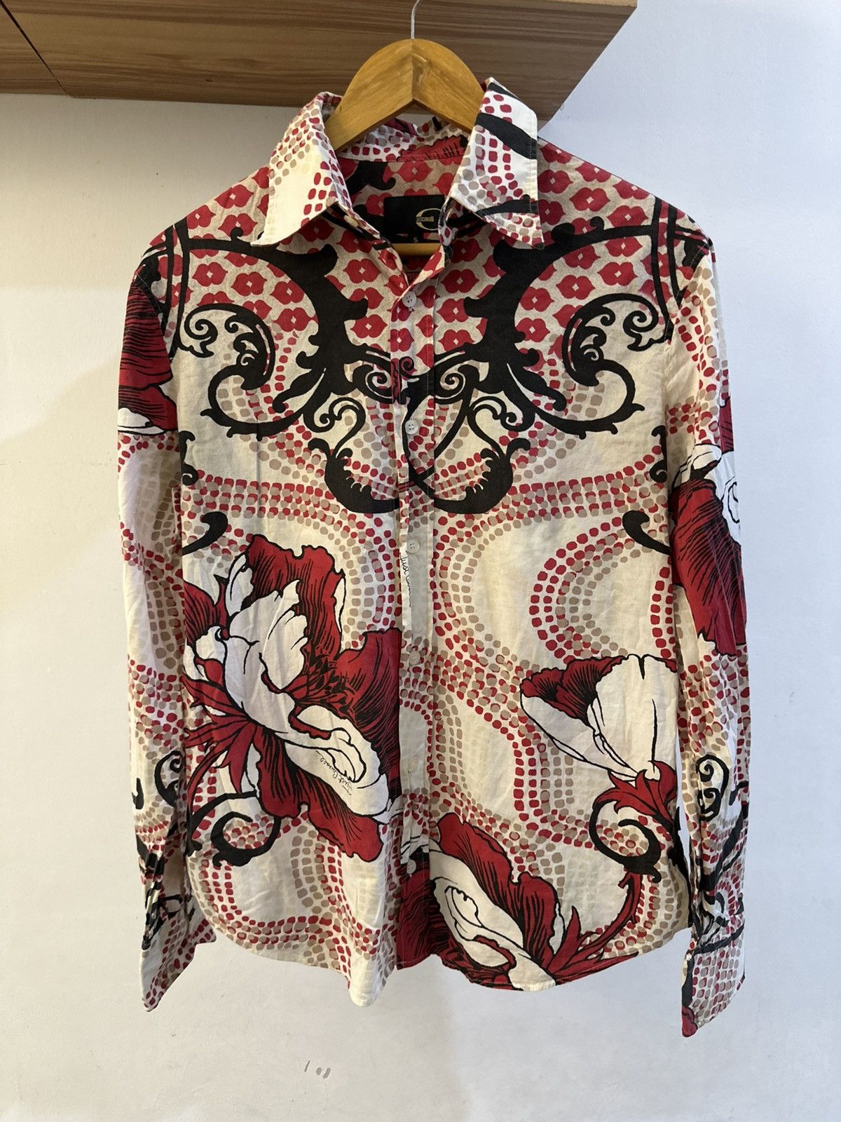 Just Cavalli Just Cavalli By Roberto Cavalli Printed Button Up Shirt Size US S / EU 44-46 / 1 - 2 Thumbnail