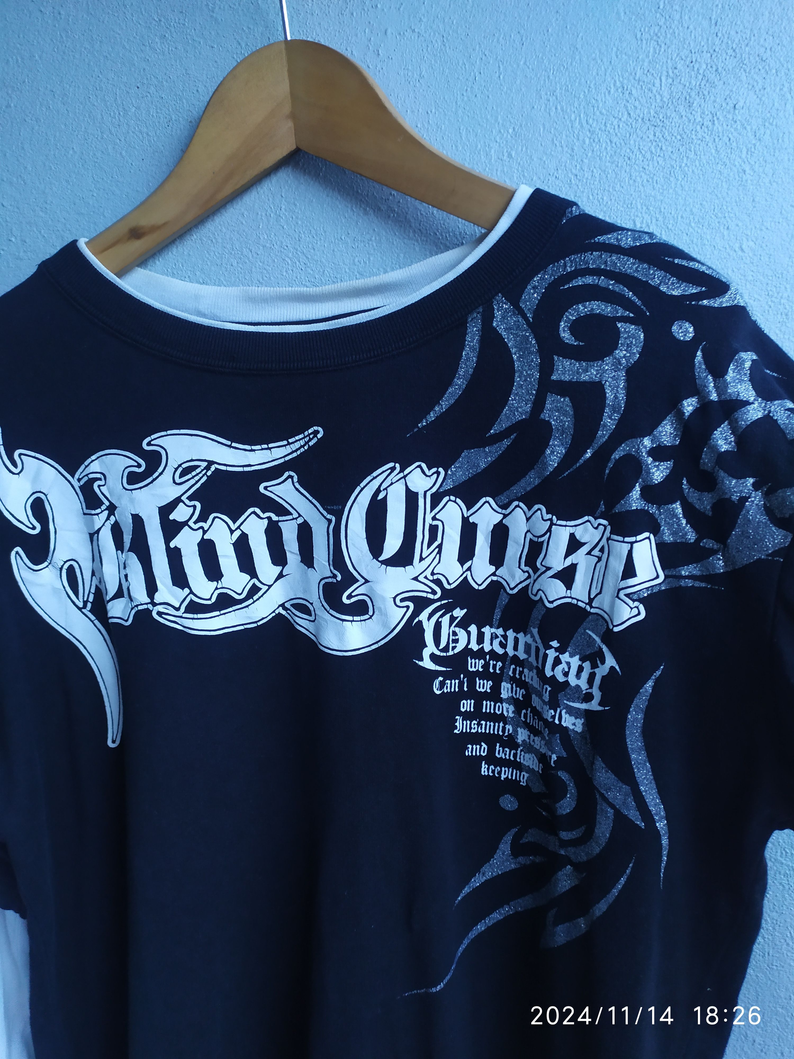 If Six Was Nine × Japanese Brand × Le Grande Bleu (L.G.B.) Beaumere Poem Punk Tribal double Layer fsix Lgb Size US M / EU 48-50 / 2 - 5 Thumbnail