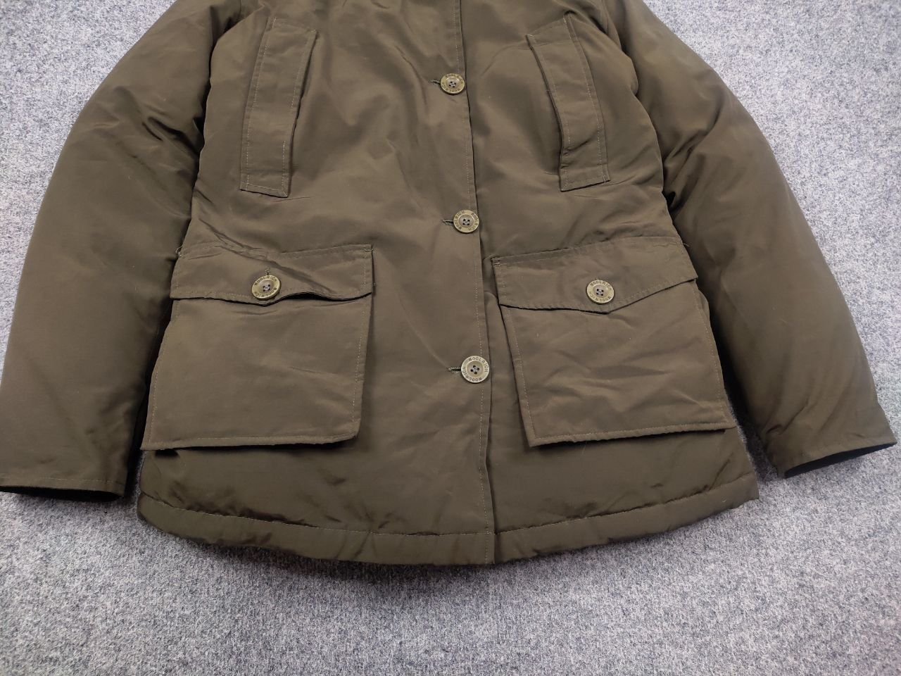 Woolrich Woolen Mills Woolrich Arctic Airforce 4 Pocket Parka Down Hooded Jacket Size M / US 6-8 / IT 42-44 - 7 Thumbnail