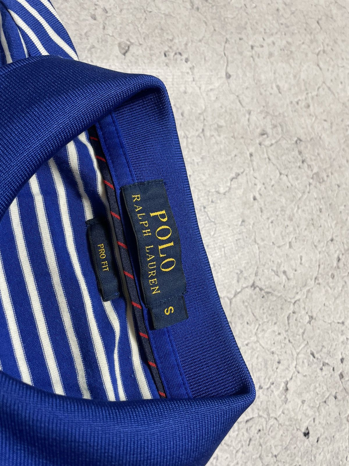 Polo Ralph Lauren × Ralph Lauren × Vintage Vintage Polo Ralph Lauren Striped Polo Shirt Y2K Big Pony Size US S / EU 44-46 / 1 - 7 Thumbnail