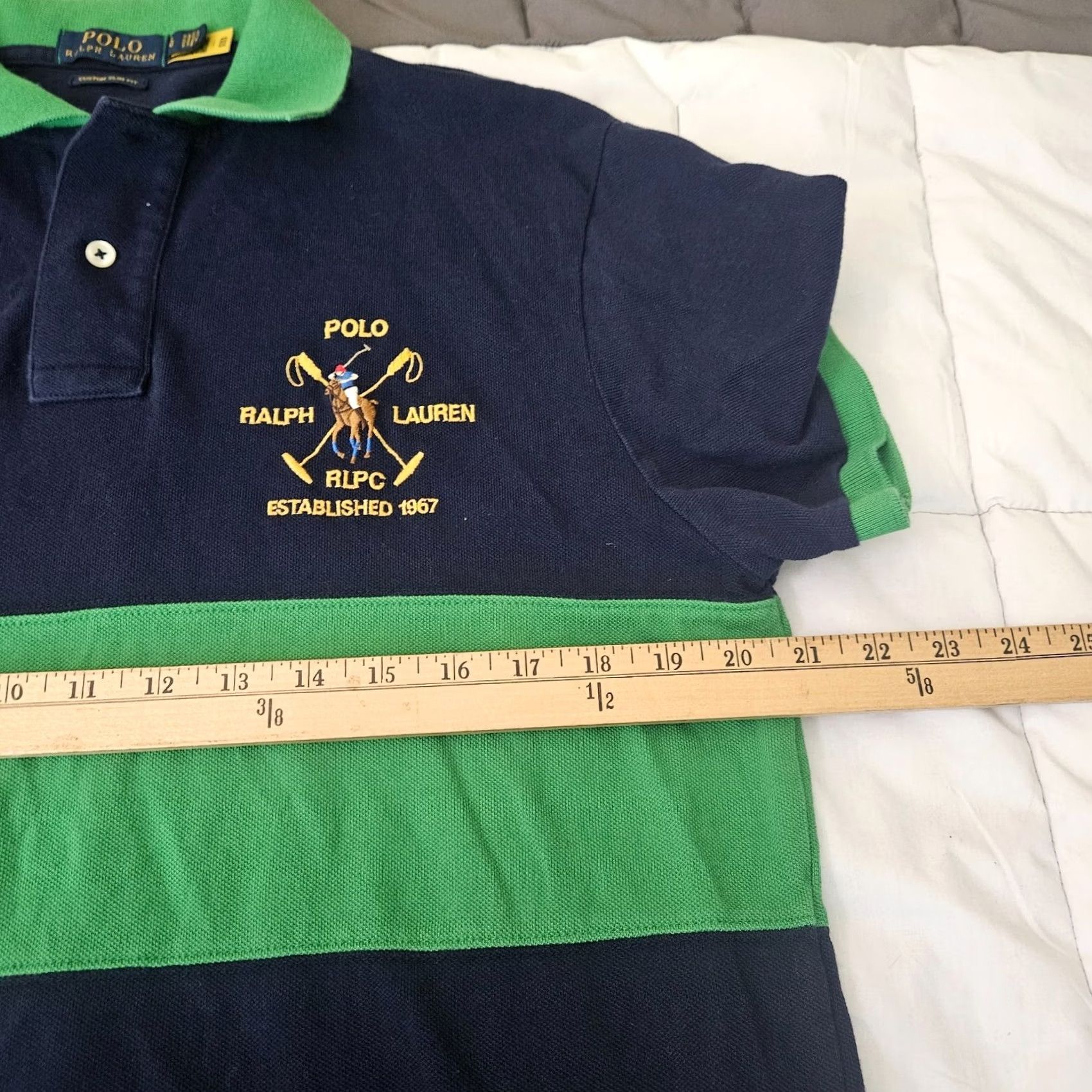 Ralph Lauren Ralph Lauren Polo Shirt Polo Slim Fit Men's Navy Blue Sz L Polo Shirt Slim Fit Men's Navy Blue RL Polo Shirt Size US L / EU 52-54 / 3 - 4 Thumbnail