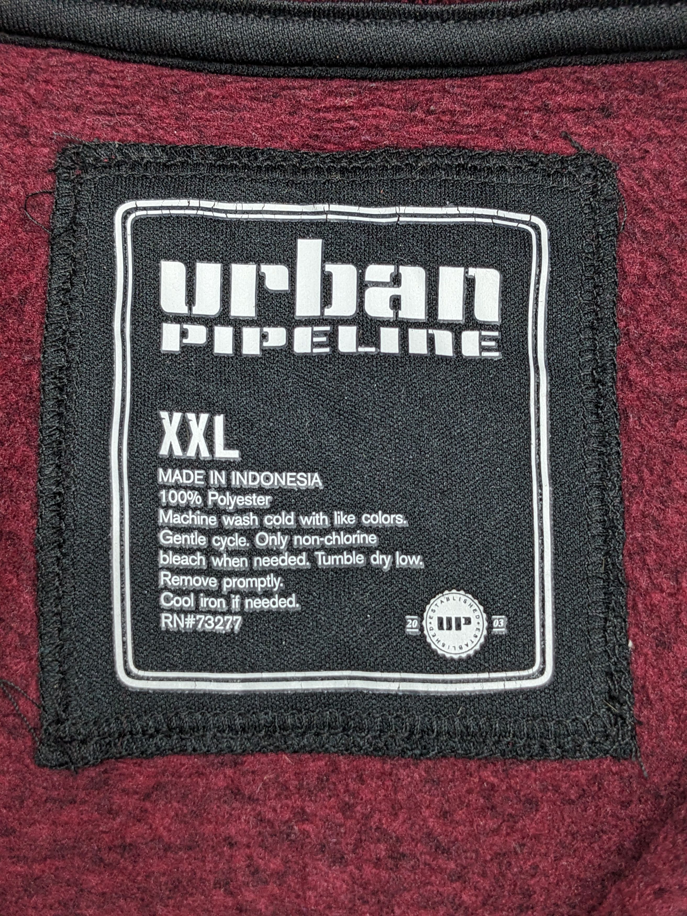 Japanese Brand Urban Pipeline Men's Quarter-Zip Mock Neck Sweatshirt Size US XXL / EU 58 / 5 - 9 Thumbnail