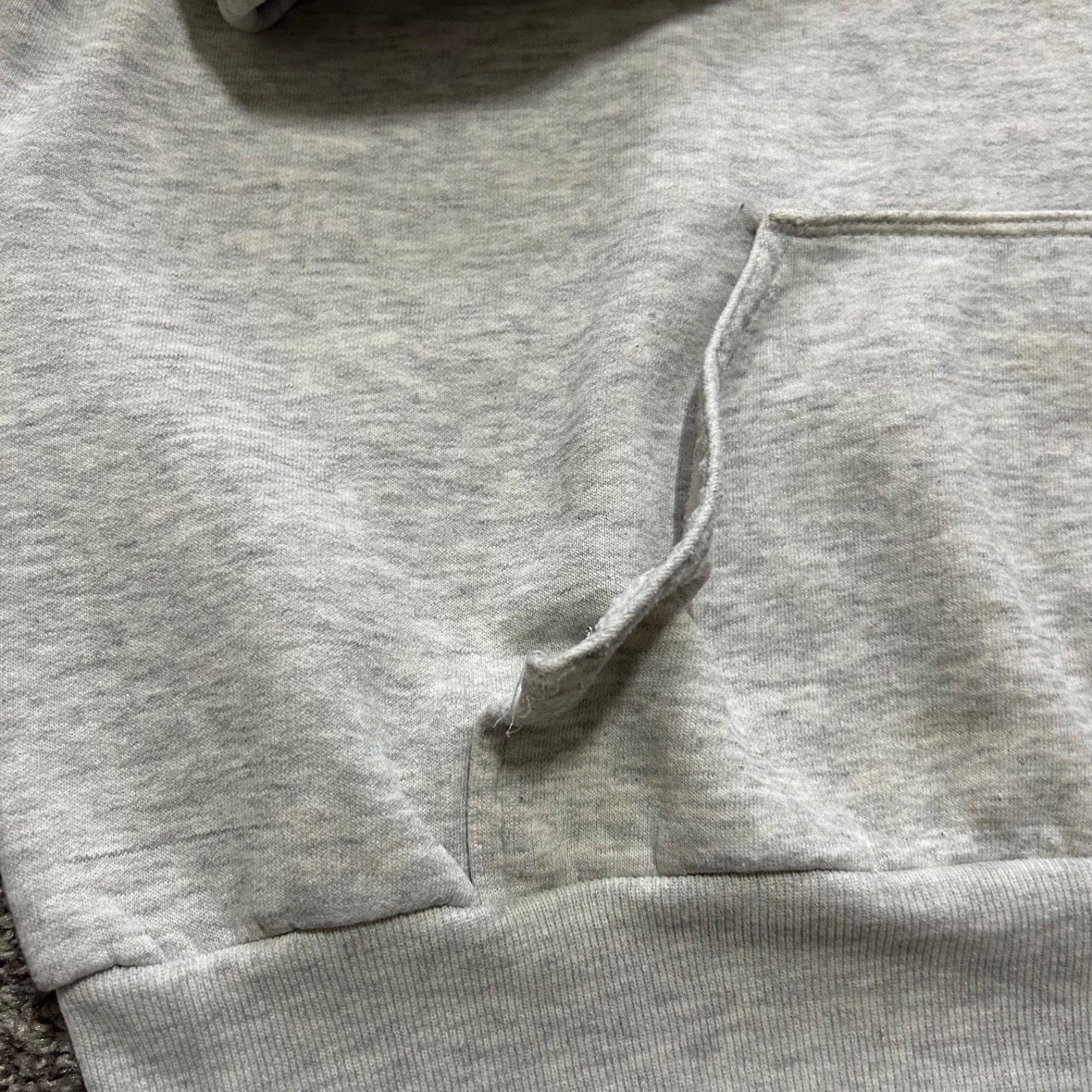 Vintage Vintage Thrashed Sweatshirt Henley Pullover Crewneck 80s 90s Size ONE SIZE - 4 Thumbnail